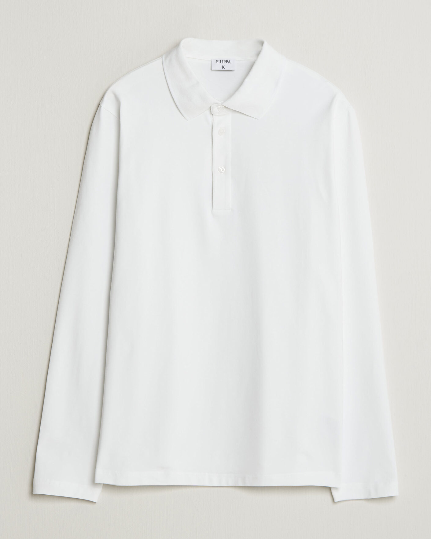 Men | Polo Shirts | Filippa K | Luke Stretch Polo Shirt White