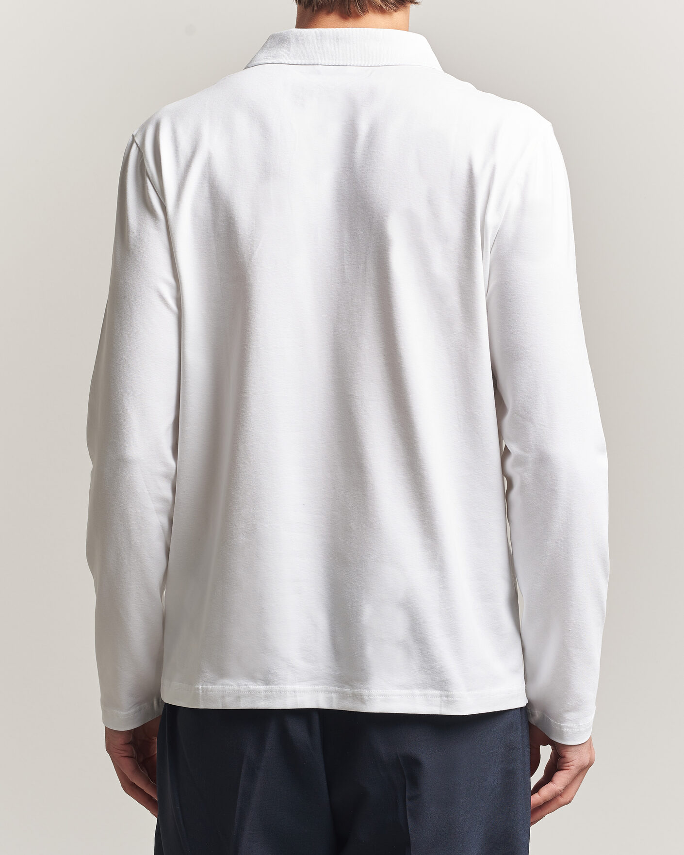 Men | Polo Shirts | Filippa K | Luke Stretch Polo Shirt White