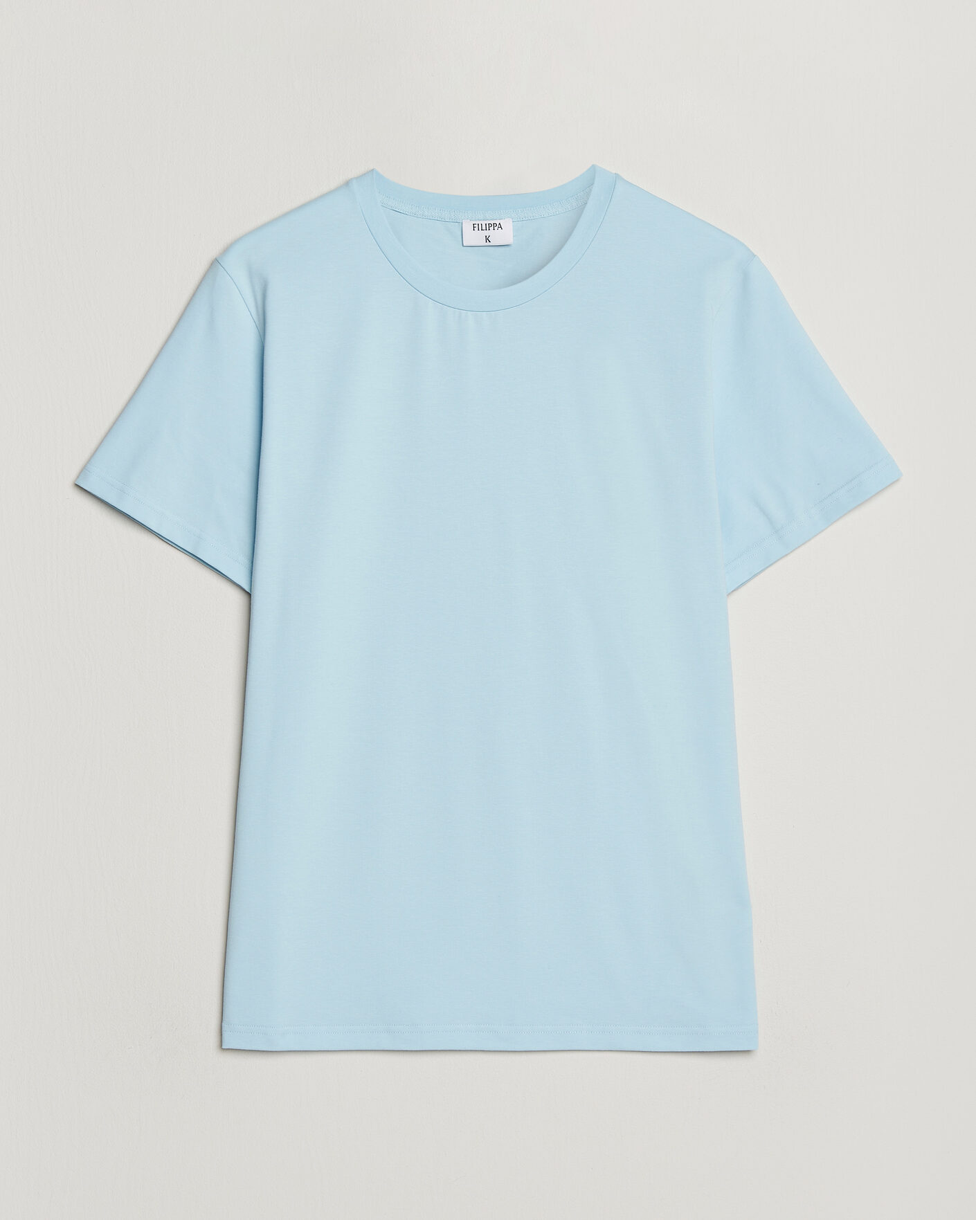 Men | T-Shirts | Filippa K | Soft Lycra T-Shirt Frost Blue