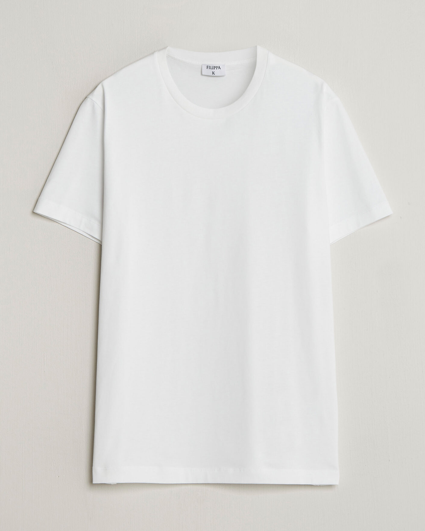 Men | T-Shirts | Filippa K | Filip Crew Neck T-Shirt White