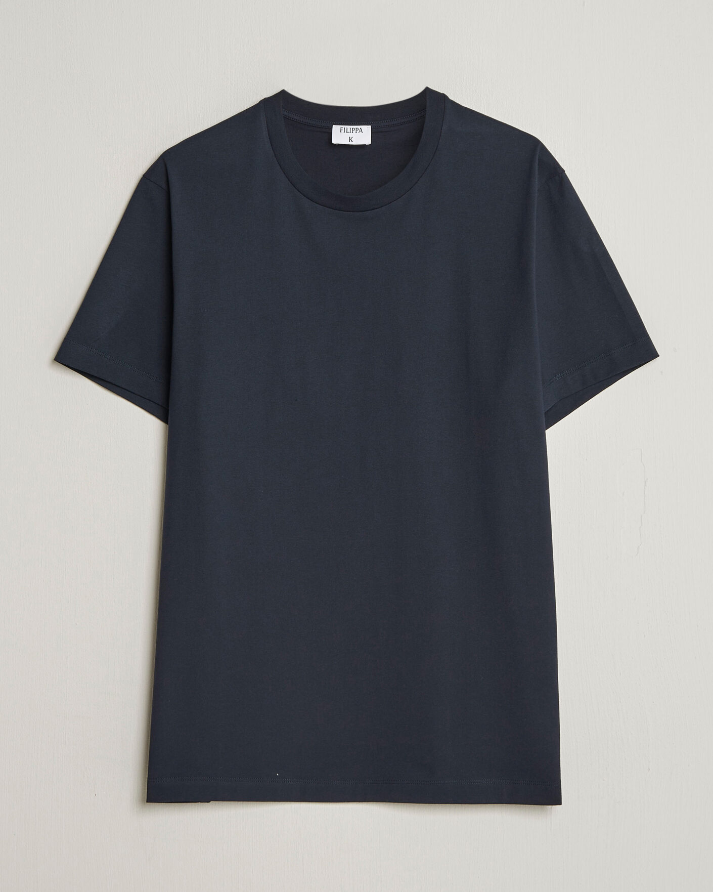 Men | T-Shirts | Filippa K | Filip Crew Neck T-Shirt Navy