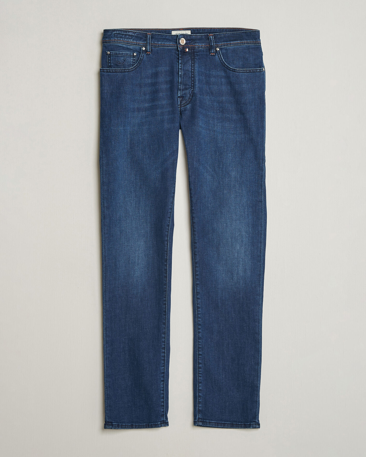 Men | Jeans | Jacob Cohën | Bard Slim Fit Stretch Jeans Mid Blue
