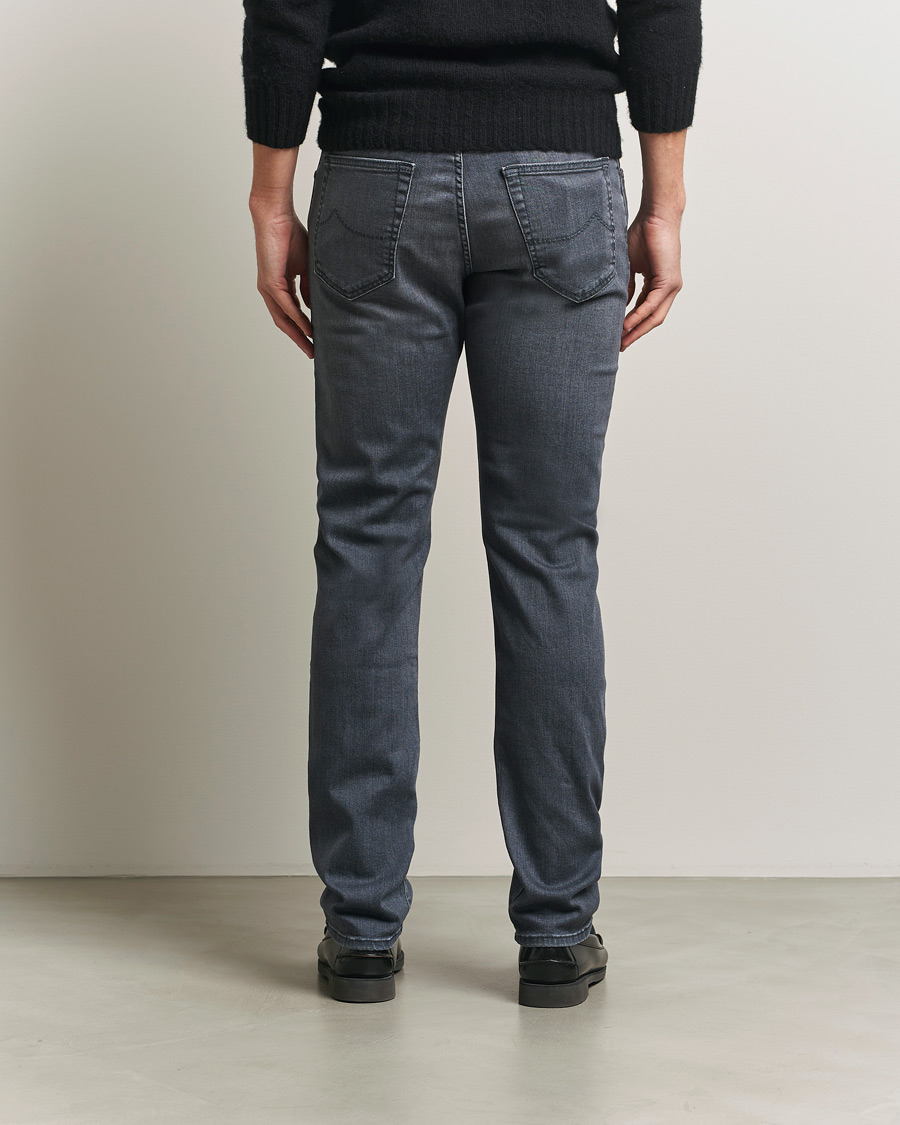Men | Jeans | Jacob Cohën | Bard Slim Fit Stretch Jeans Mid Grey