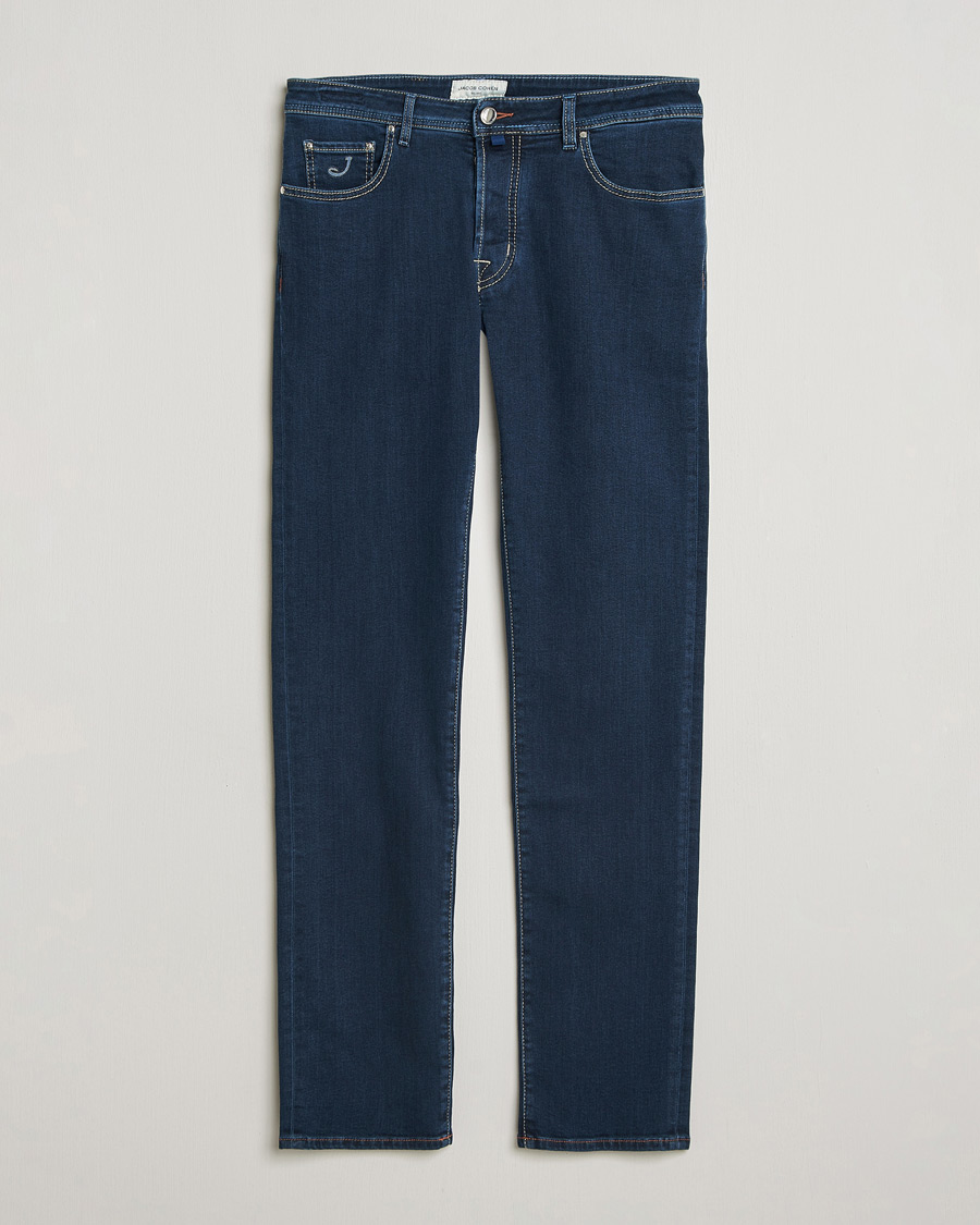 Men | Jeans | Jacob Cohën | Bard Slim Fit Stretch Jeans Dark Blue