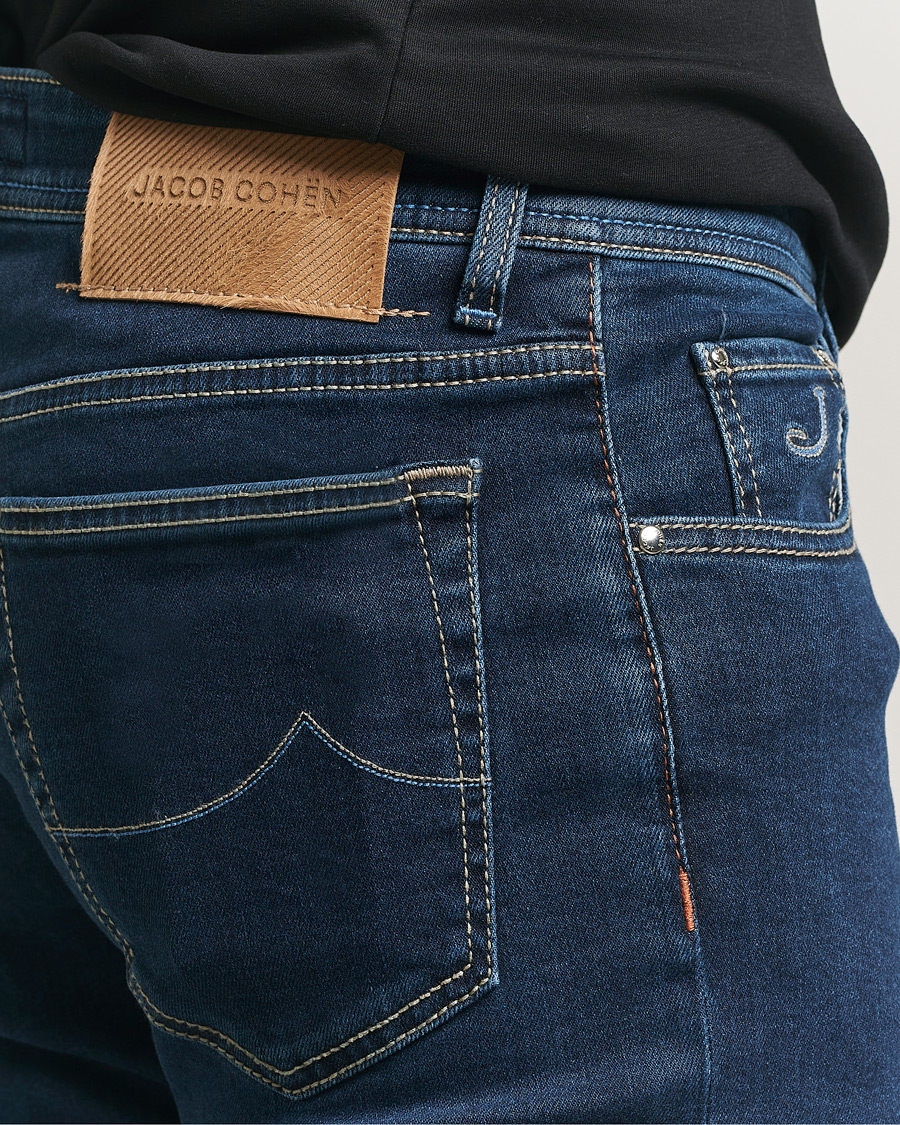 Men | Jeans | Jacob Cohën | Bard Slim Fit Stretch Jeans Dark Blue
