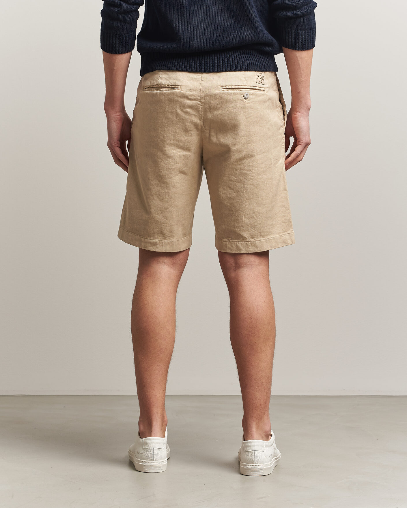 Men | Shorts | Jacob Cohën | George Stretch Linen Shorts Beige