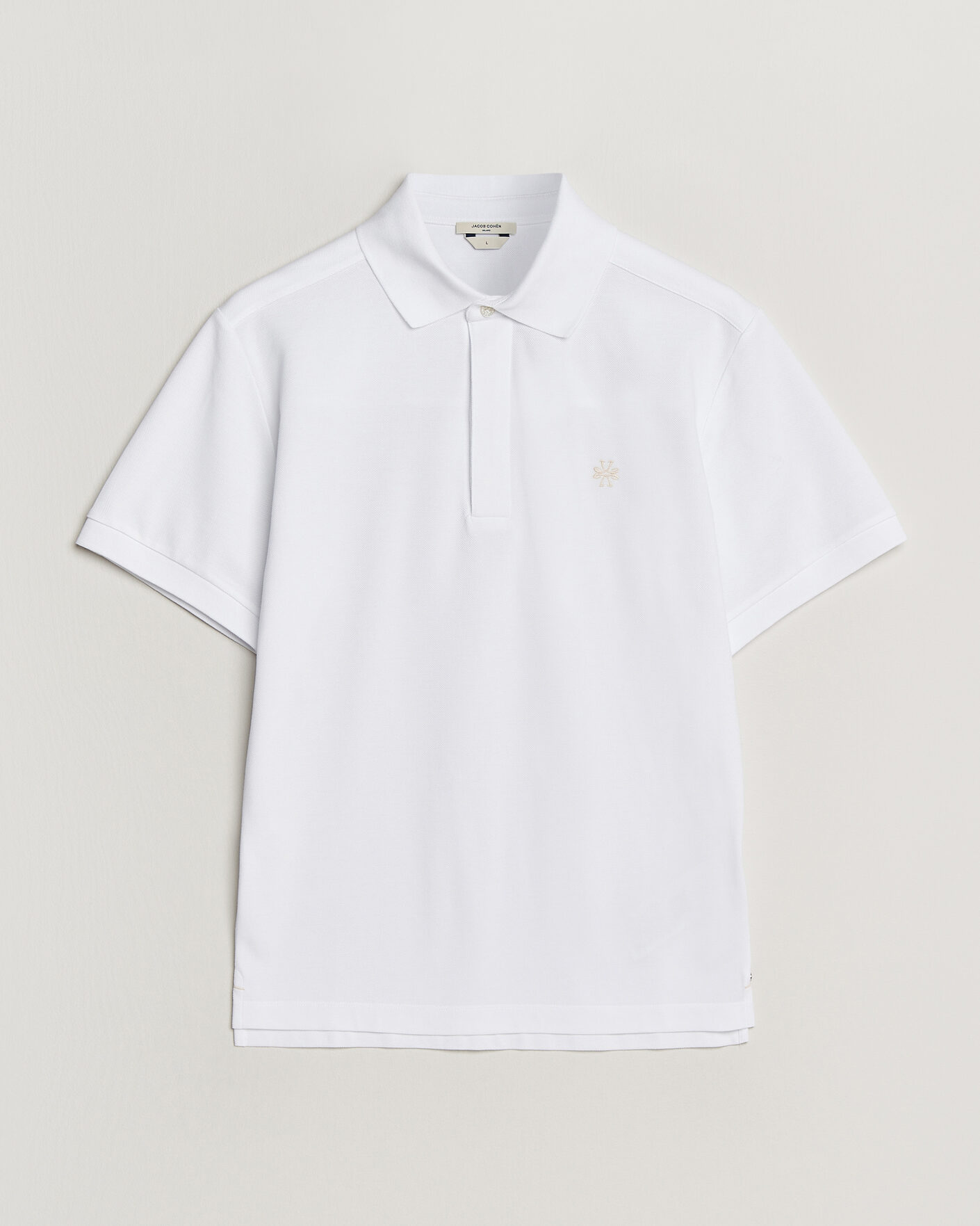 Men | Polo Shirts | Jacob Cohën | Cotton Polo Piquet Optical White