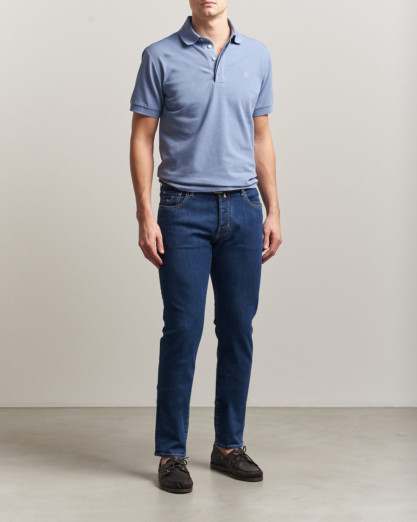 Men | Polo Shirts | Jacob Cohën | Cotton Polo Piquet Aviation