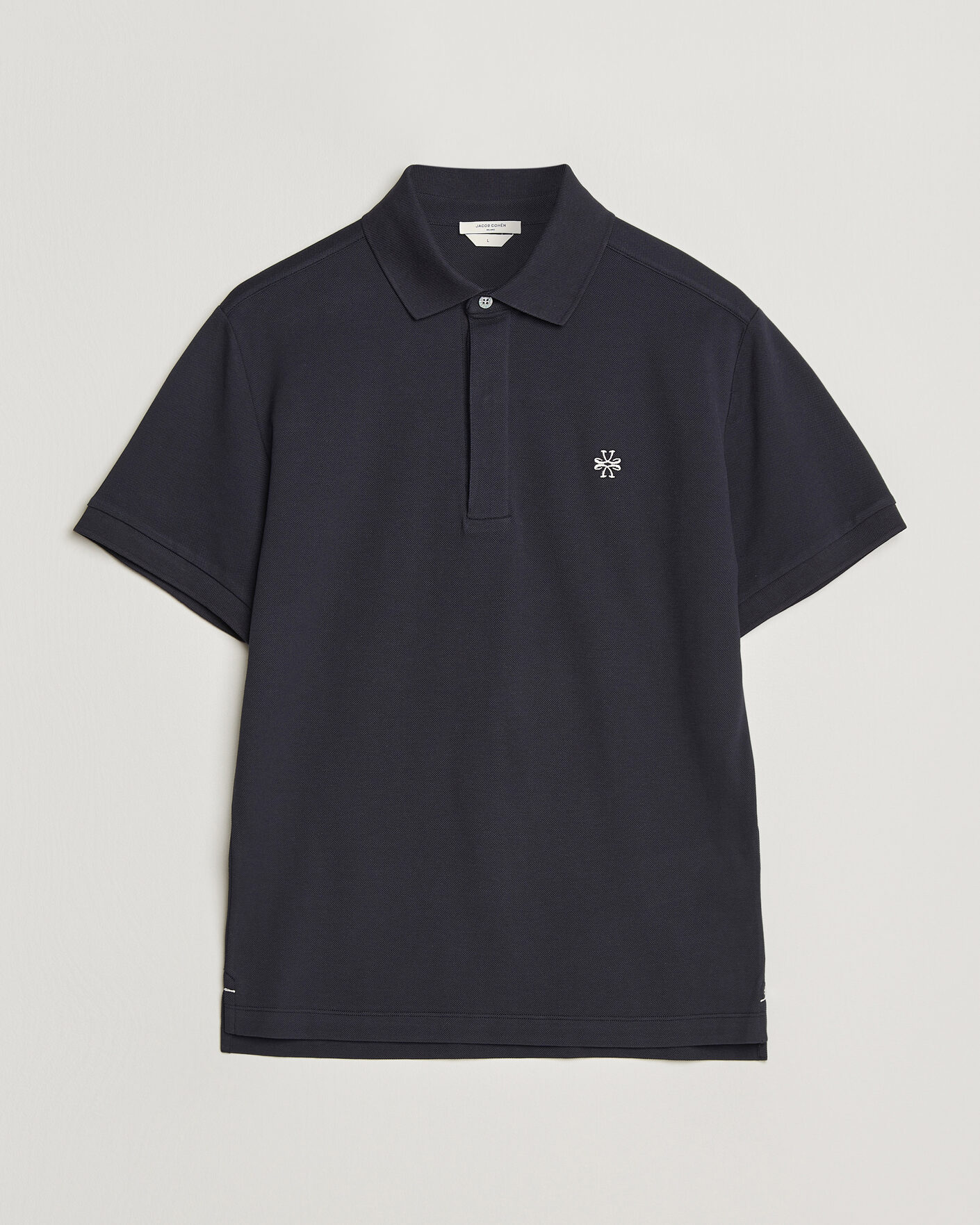 Men | Polo Shirts | Jacob Cohën | Cotton Polo Piquet Navy Blue