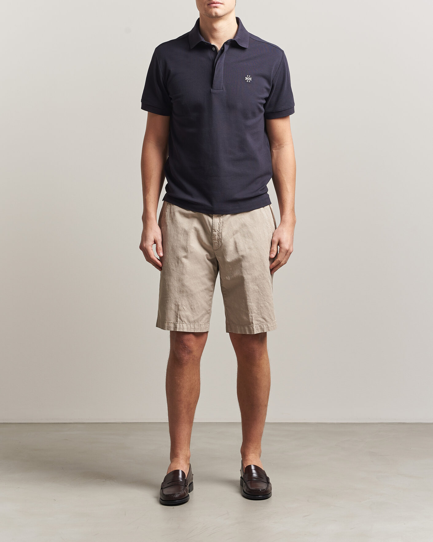 Men | Polo Shirts | Jacob Cohën | Cotton Polo Piquet Navy Blue