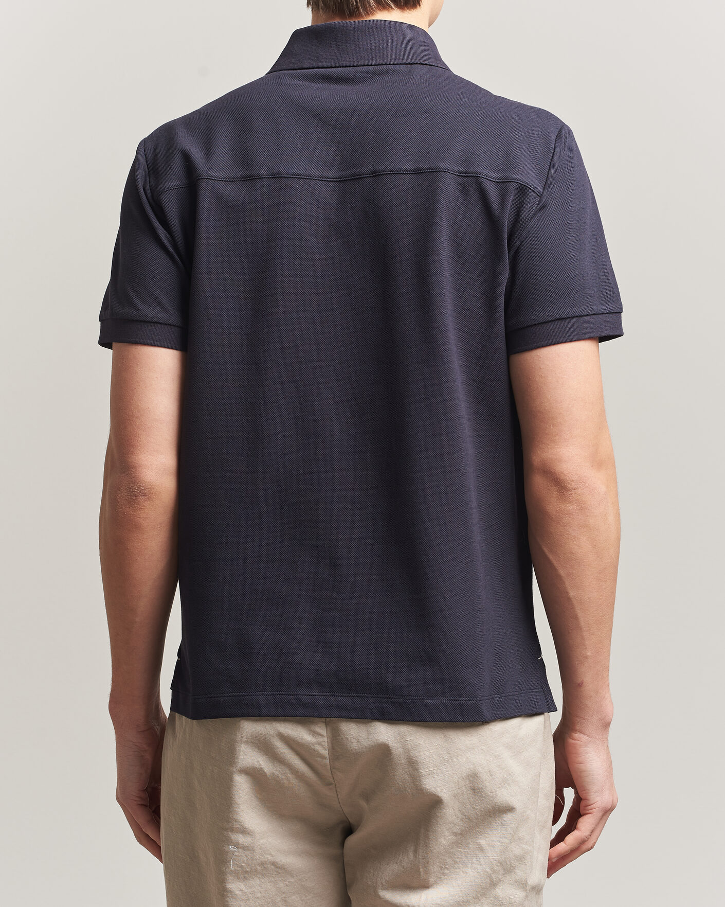 Men | Polo Shirts | Jacob Cohën | Cotton Polo Piquet Navy Blue