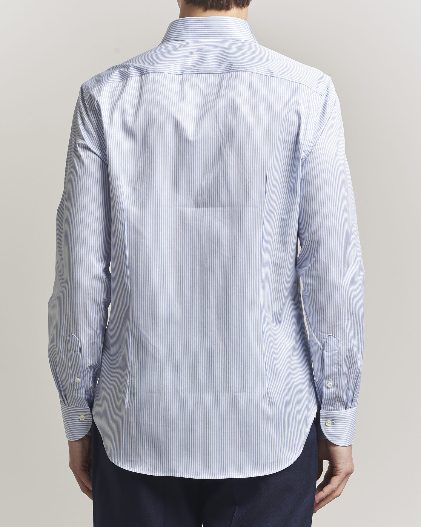 Men | Shirts | Canali | Slim Fit Impeccabile Shirt Blue Stripe