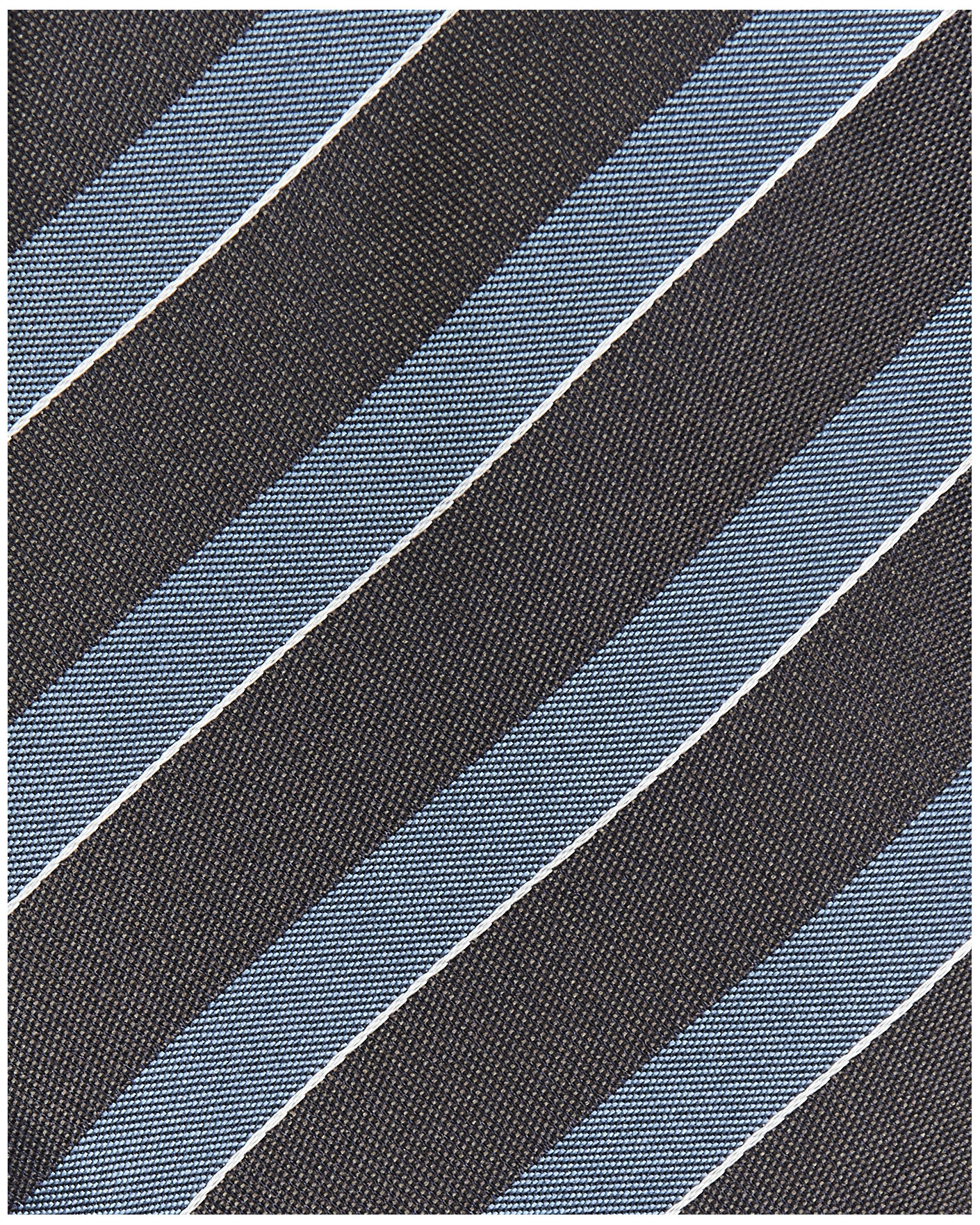 Men | Ties | Canali | Regimental Stripe Silk Tie Brown/Blue