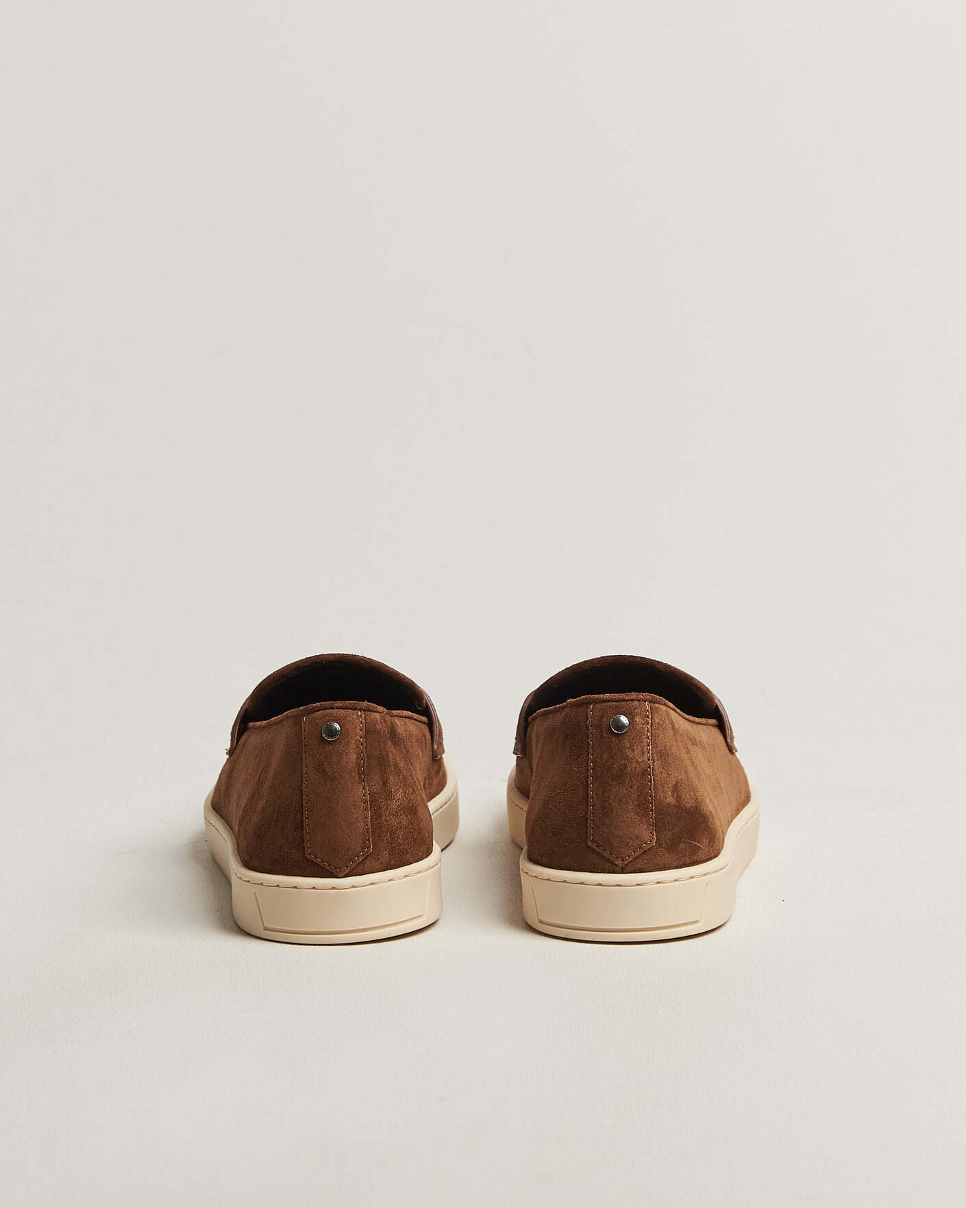 Men | Loafers | Canali | Summer Loafers Brown Suede