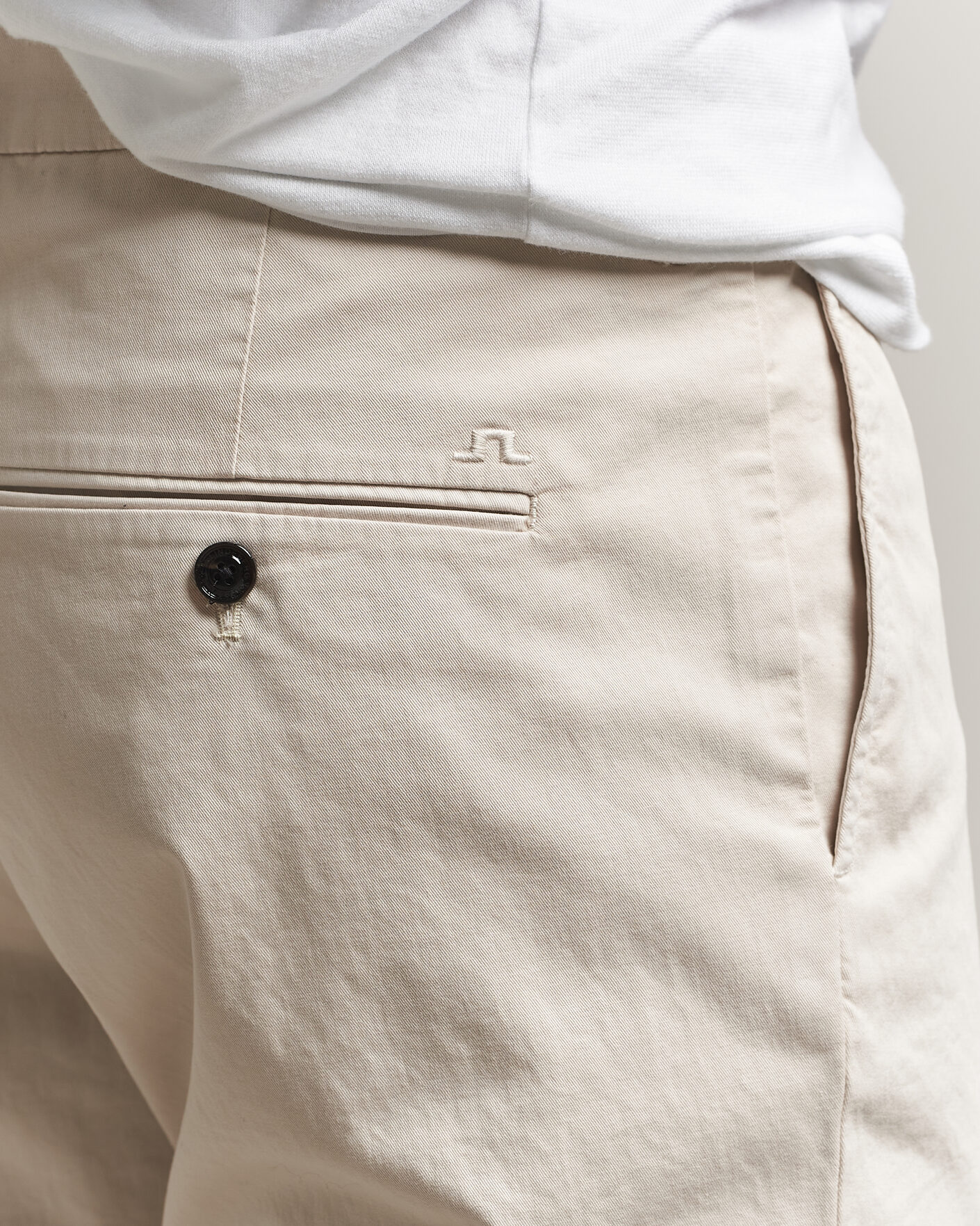 Men | Trousers | J.Lindeberg | Chaze Cotton Stretch Pants Moonbeam