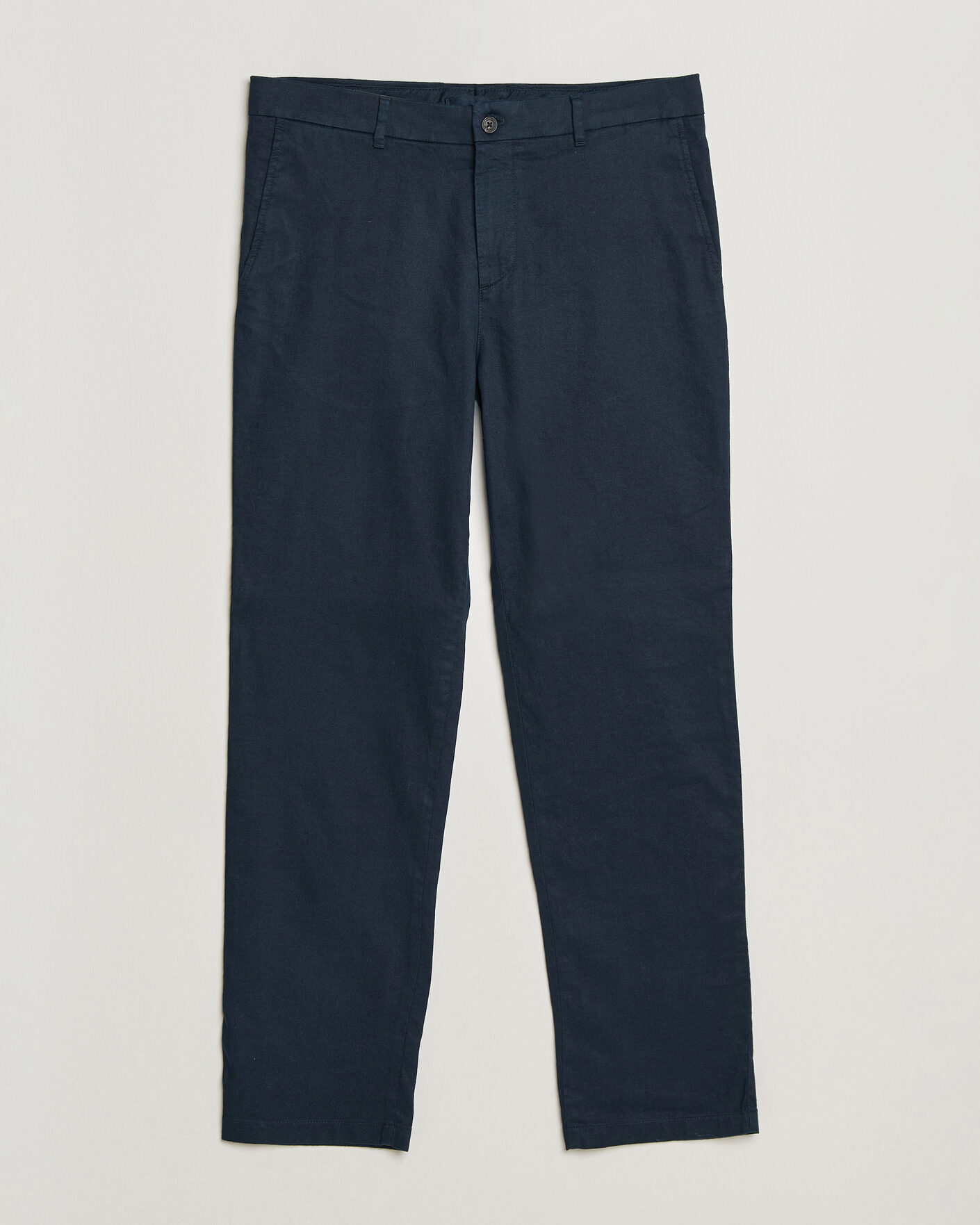 Men | Trousers | J.Lindeberg | Logan Stretch Linen Pants JL Navy