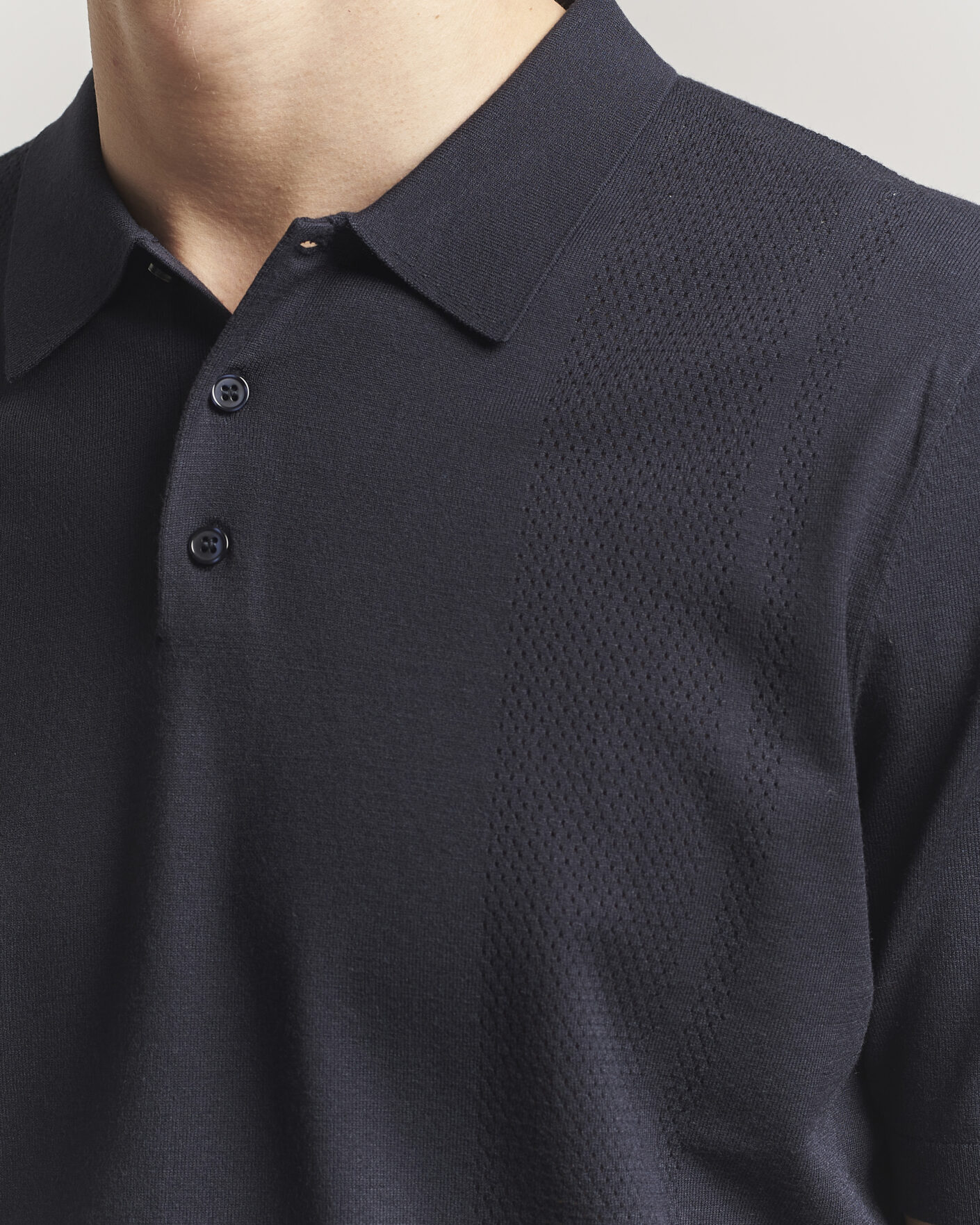 Men | Polo Shirts | J.Lindeberg | Reymond Knit Polo JL Navy