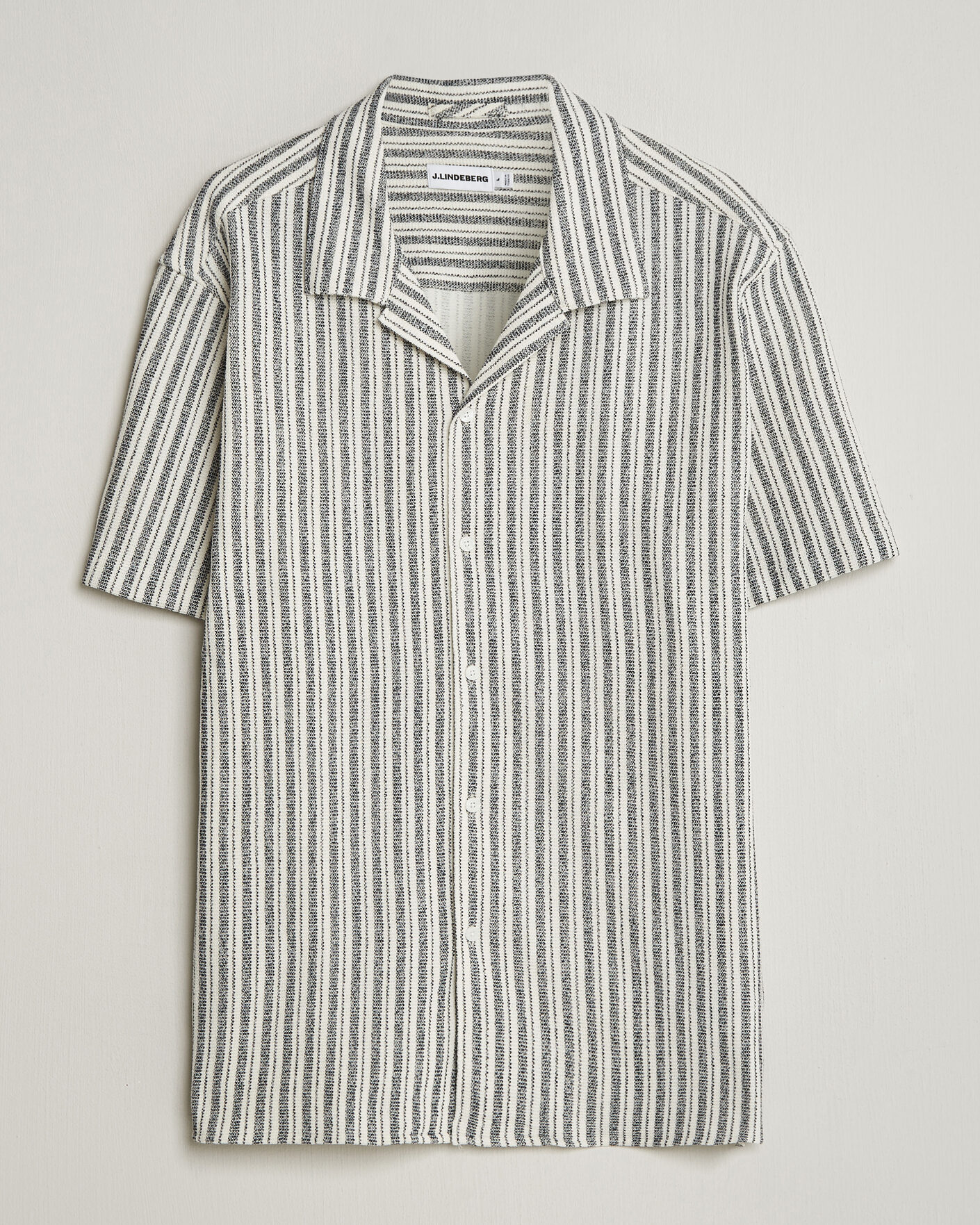 Men | Shirts | J.Lindeberg | Elio Structure Resort Shirt JL Navy