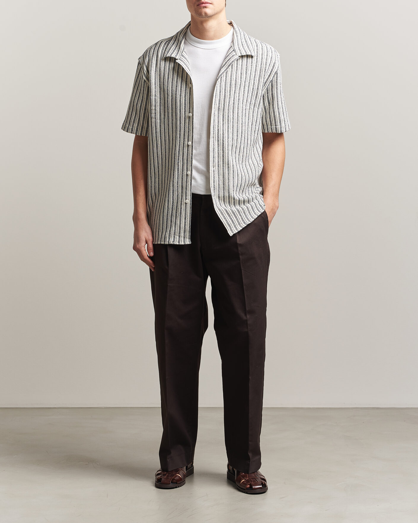 Men | Shirts | J.Lindeberg | Elio Structure Resort Shirt JL Navy