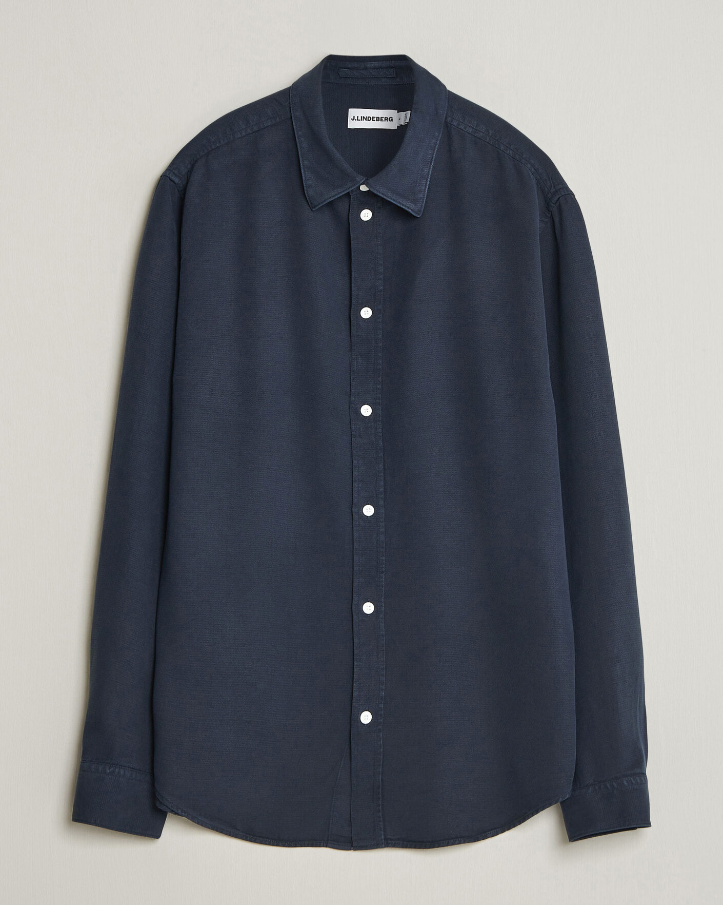 Men | Shirts | J.Lindeberg | Zachary Tencel Shirt JL Navy