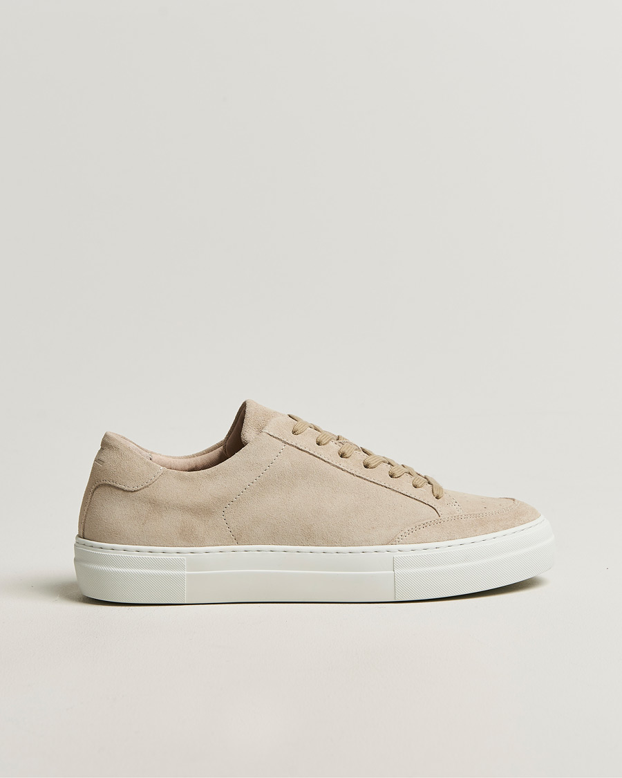 Men | Sneakers | J.Lindeberg | Art Signature Suede Sneaker Moonbeam