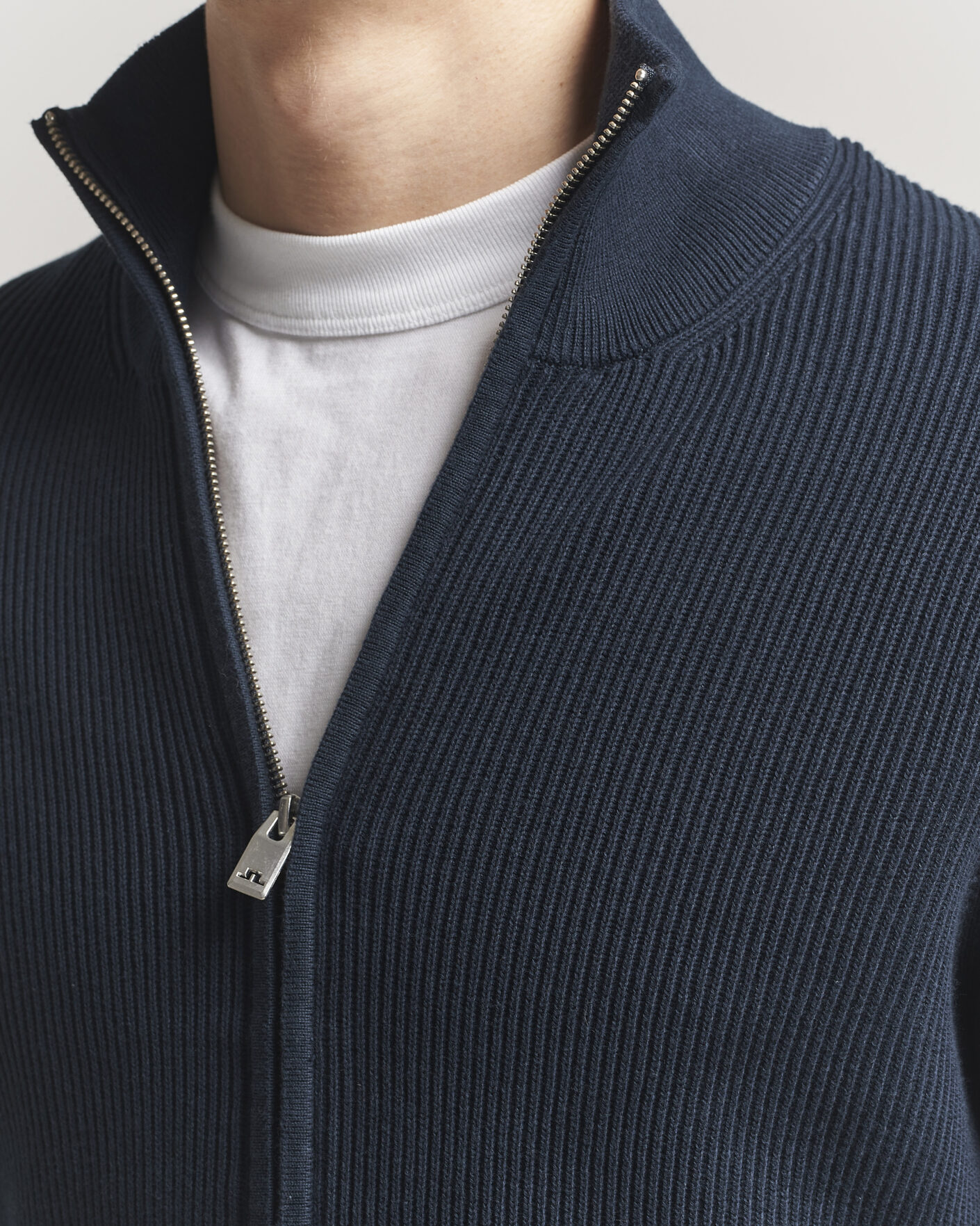 J.Lindeberg Alexis Full Zip Cardigan JL Navy at CareOfCarl.com