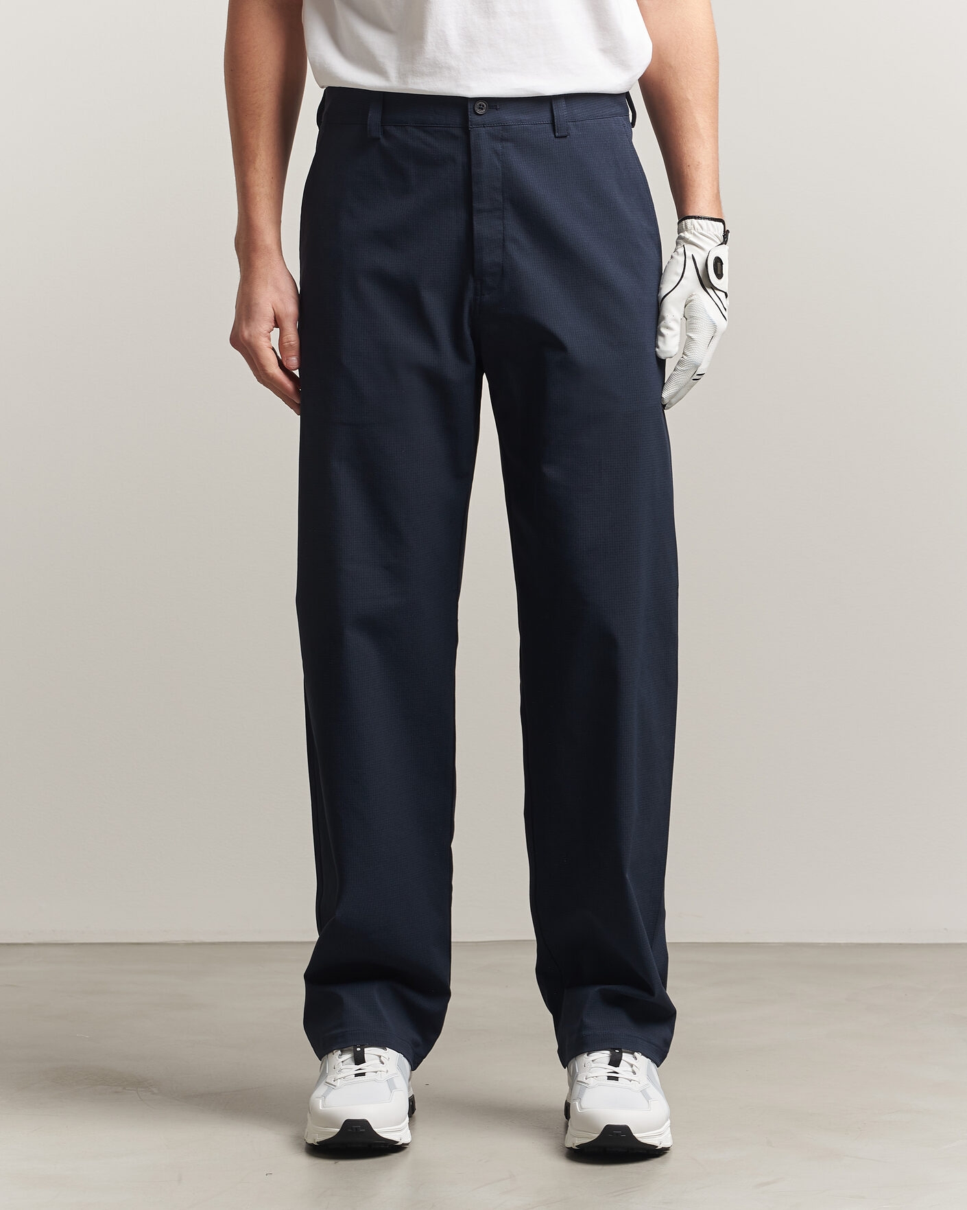 Men | Trousers | J.Lindeberg | Devyn Straight Vent Pants JL Navy