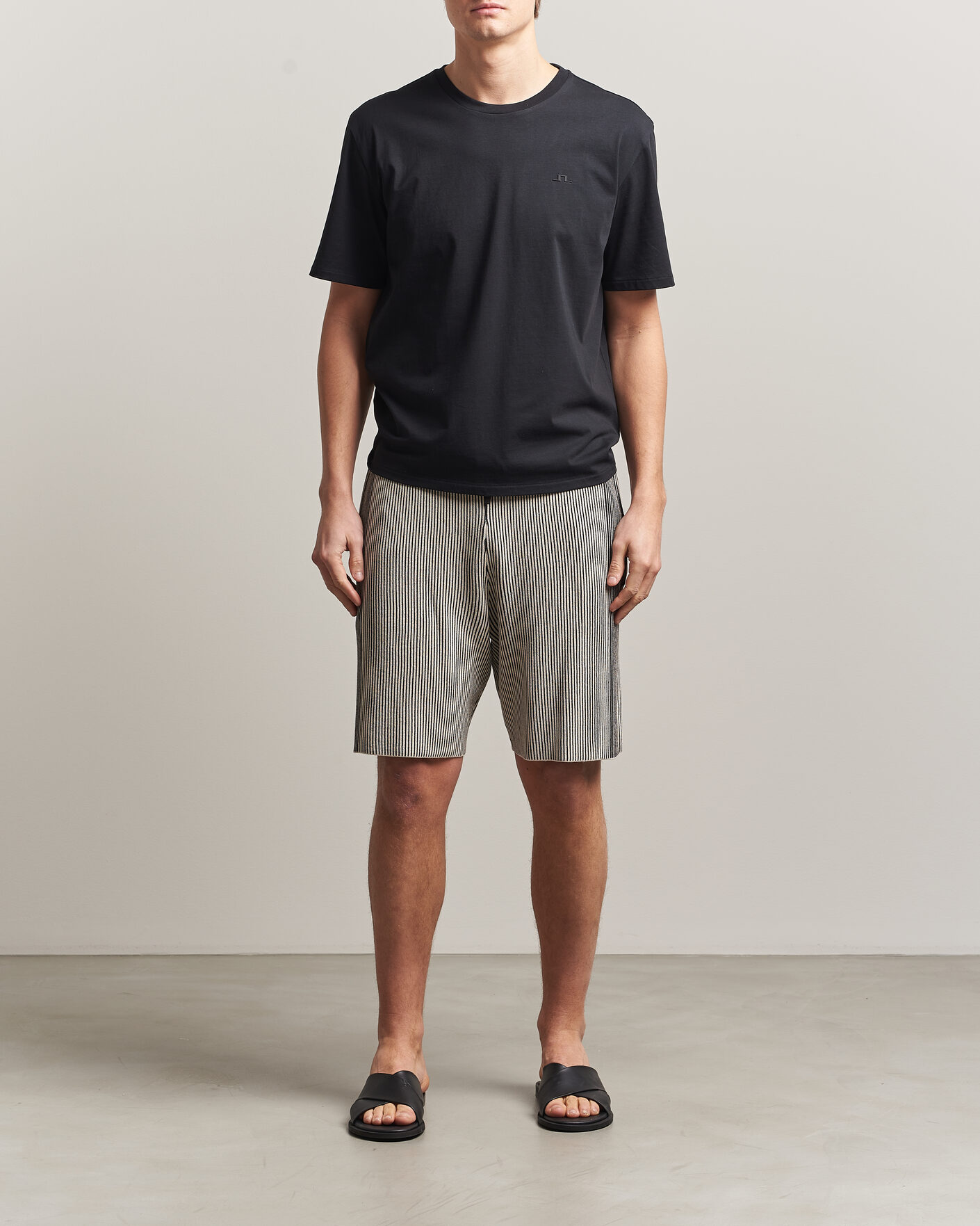 Men | Shorts | J.Lindeberg | Simon Knitted Shorts Moonbeam