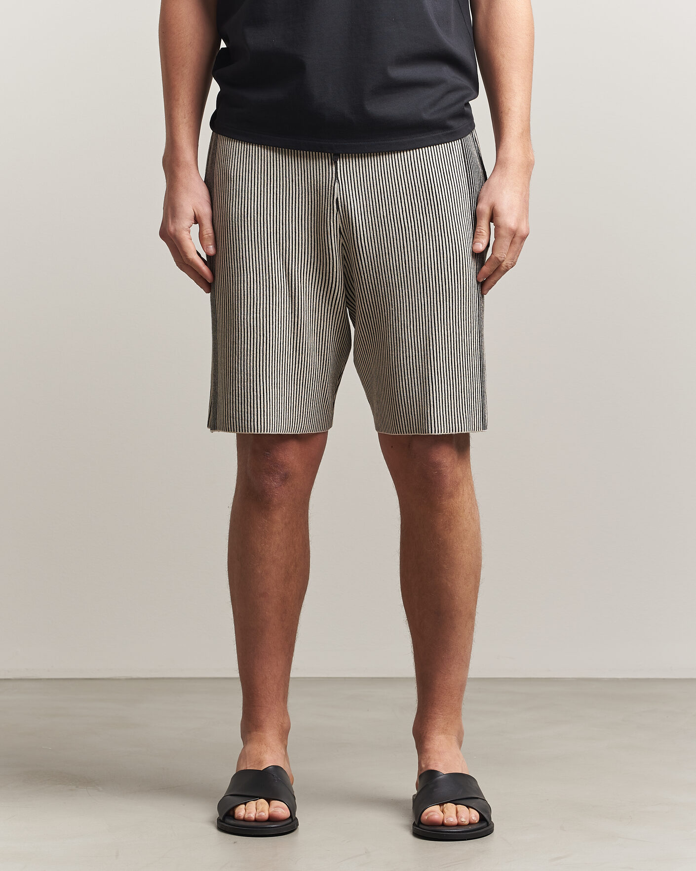 Men | Shorts | J.Lindeberg | Simon Knitted Shorts Moonbeam