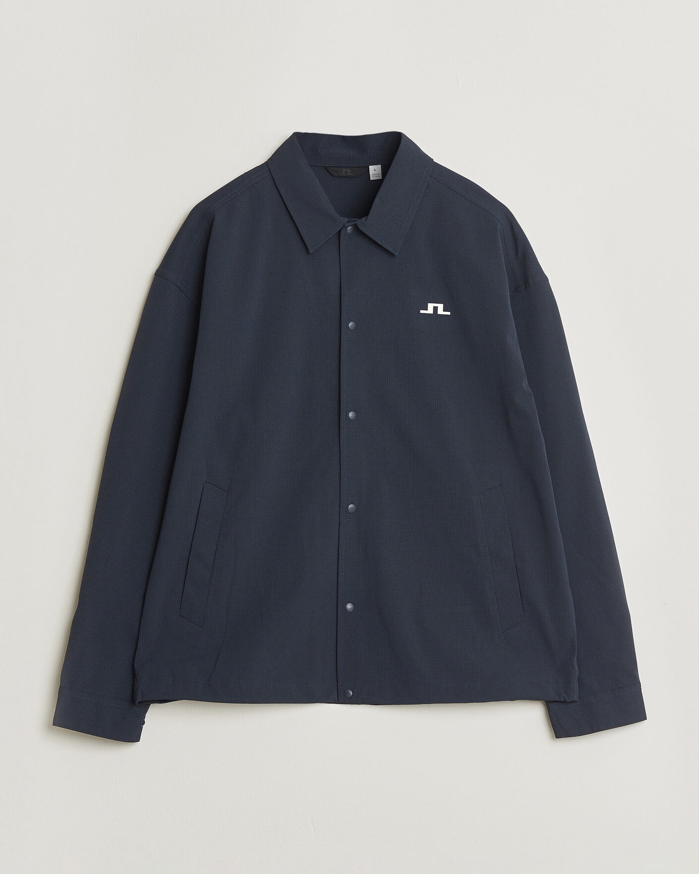 Men | Shirts | J.Lindeberg | Dex Coach Overshirt JL Navy