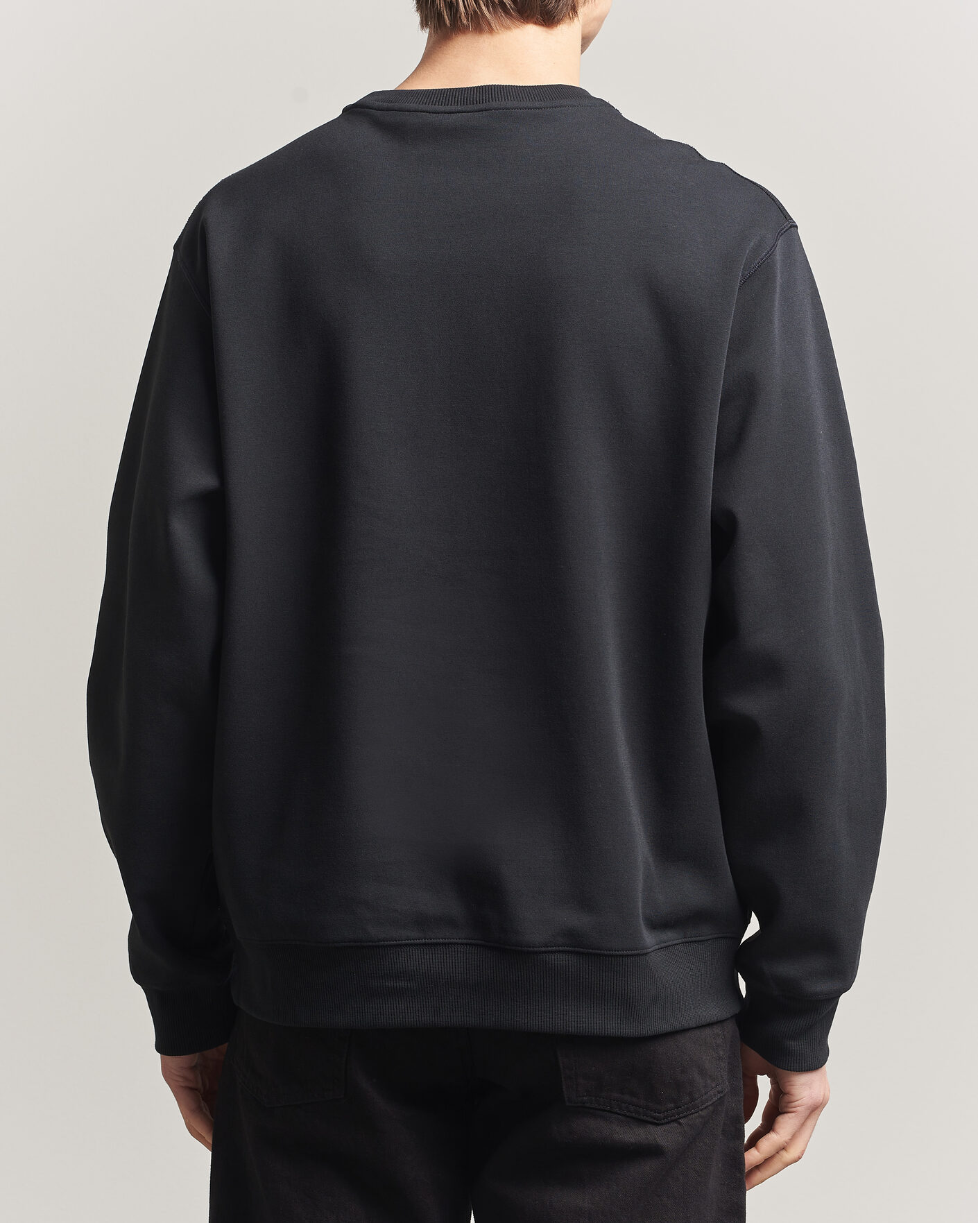 Men | Sweaters & Knitwear | J.Lindeberg | Club Crew Neck Black