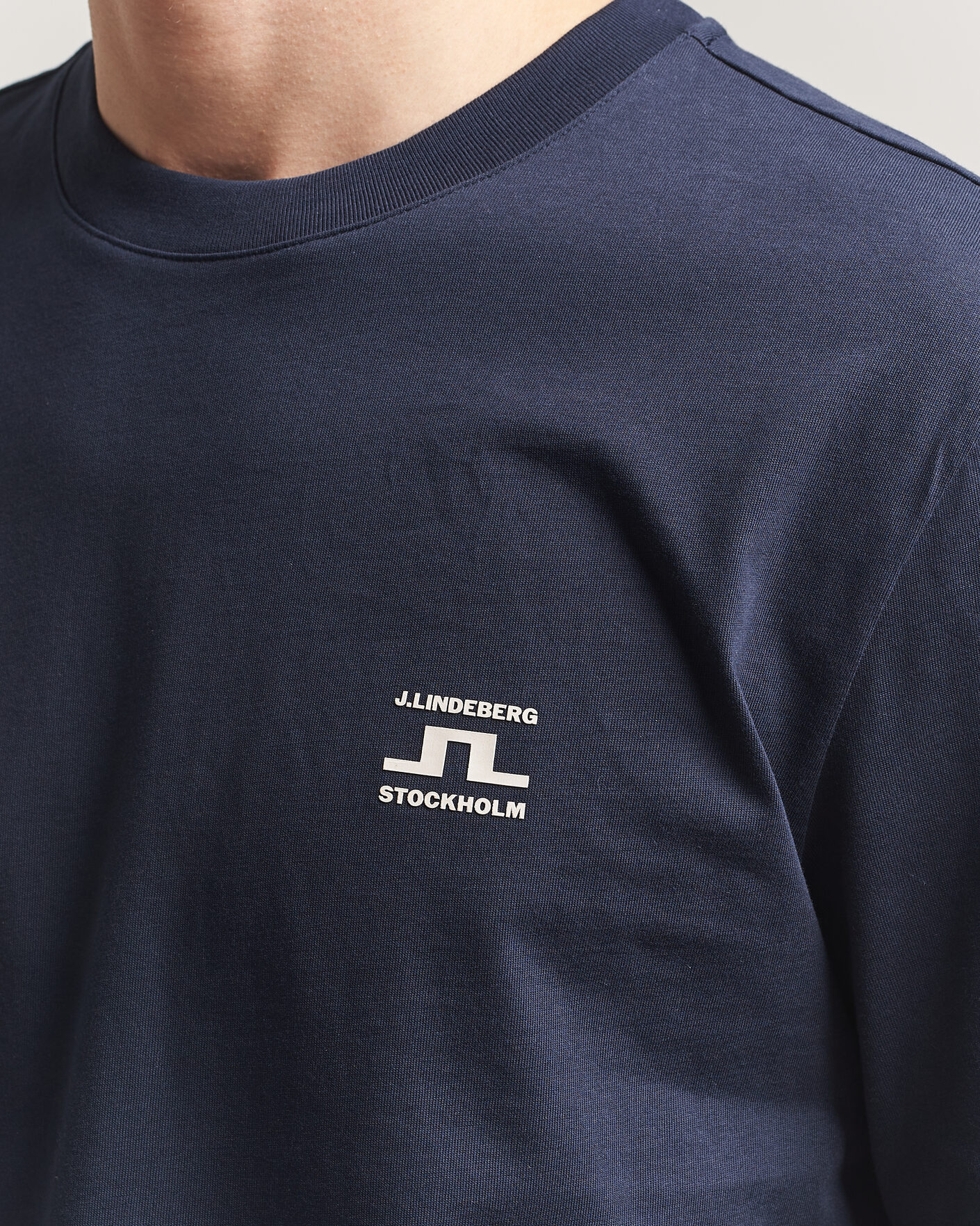 Men | T-Shirts | J.Lindeberg | Parcie T-Shirt JL Navy
