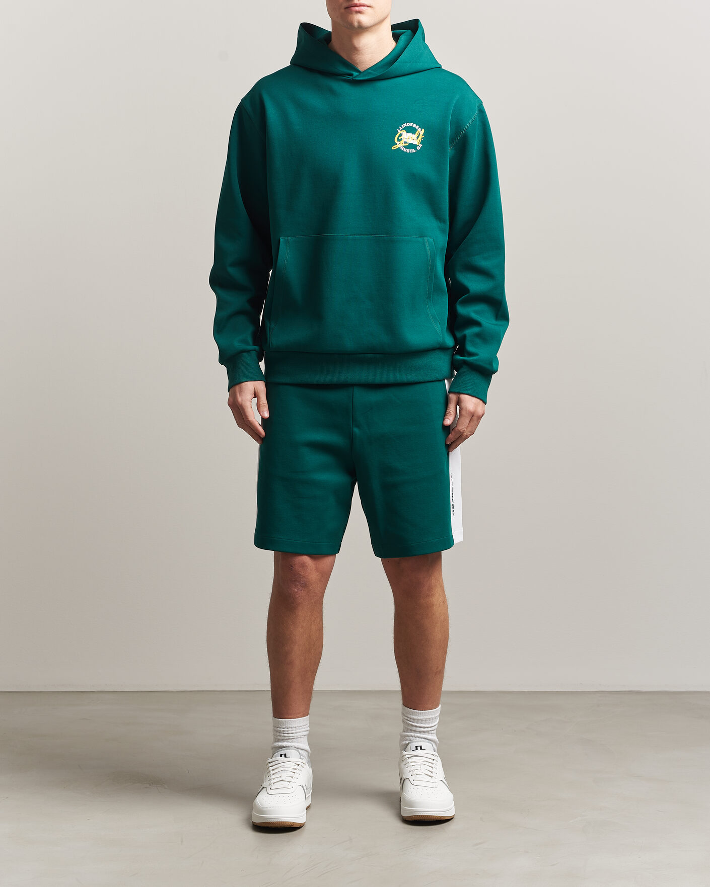 Men | Shorts | J.Lindeberg | Gusta Masters Tour Sweatshorts Forest Biome