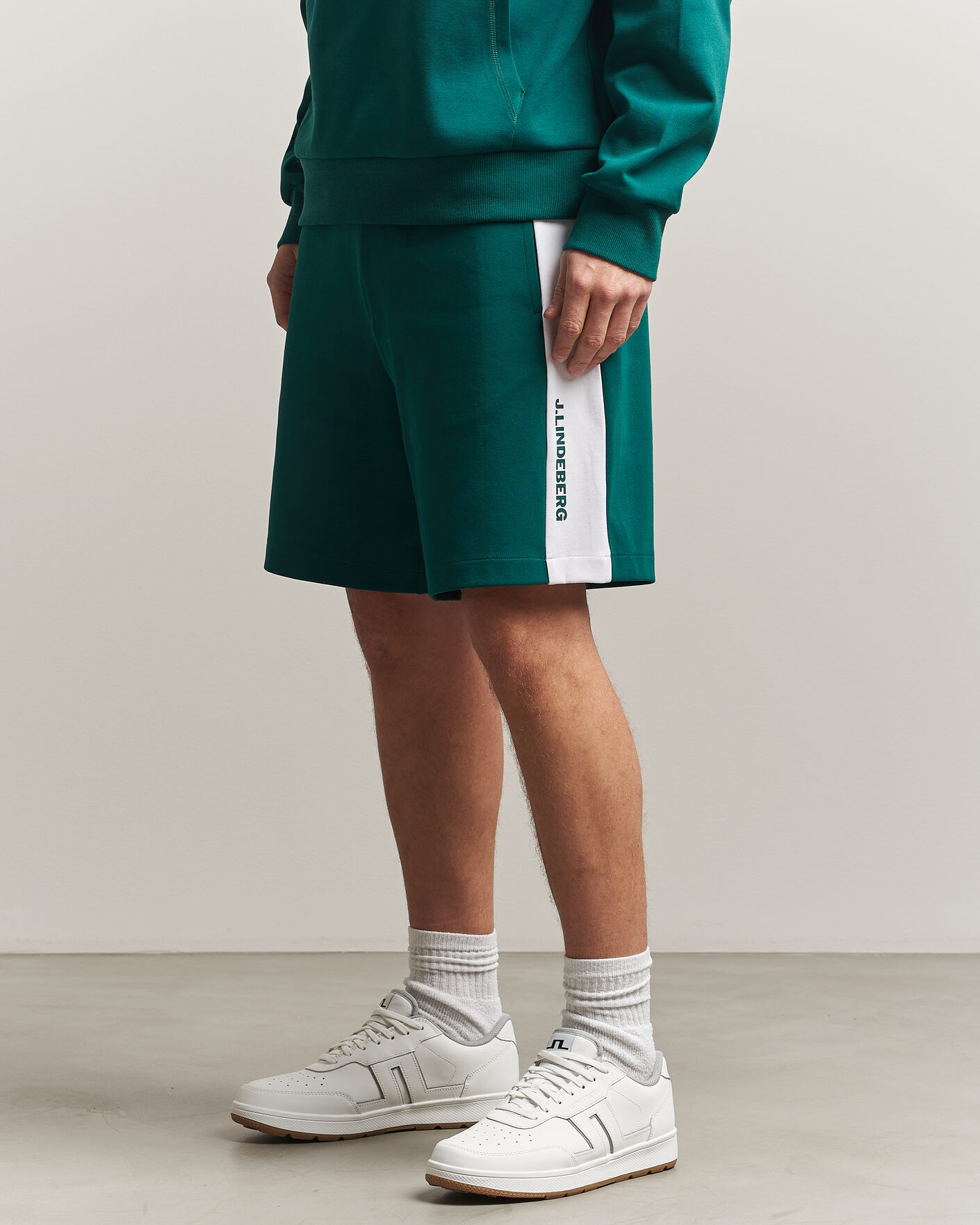 Men | Shorts | J.Lindeberg | Gusta Masters Tour Sweatshorts Forest Biome