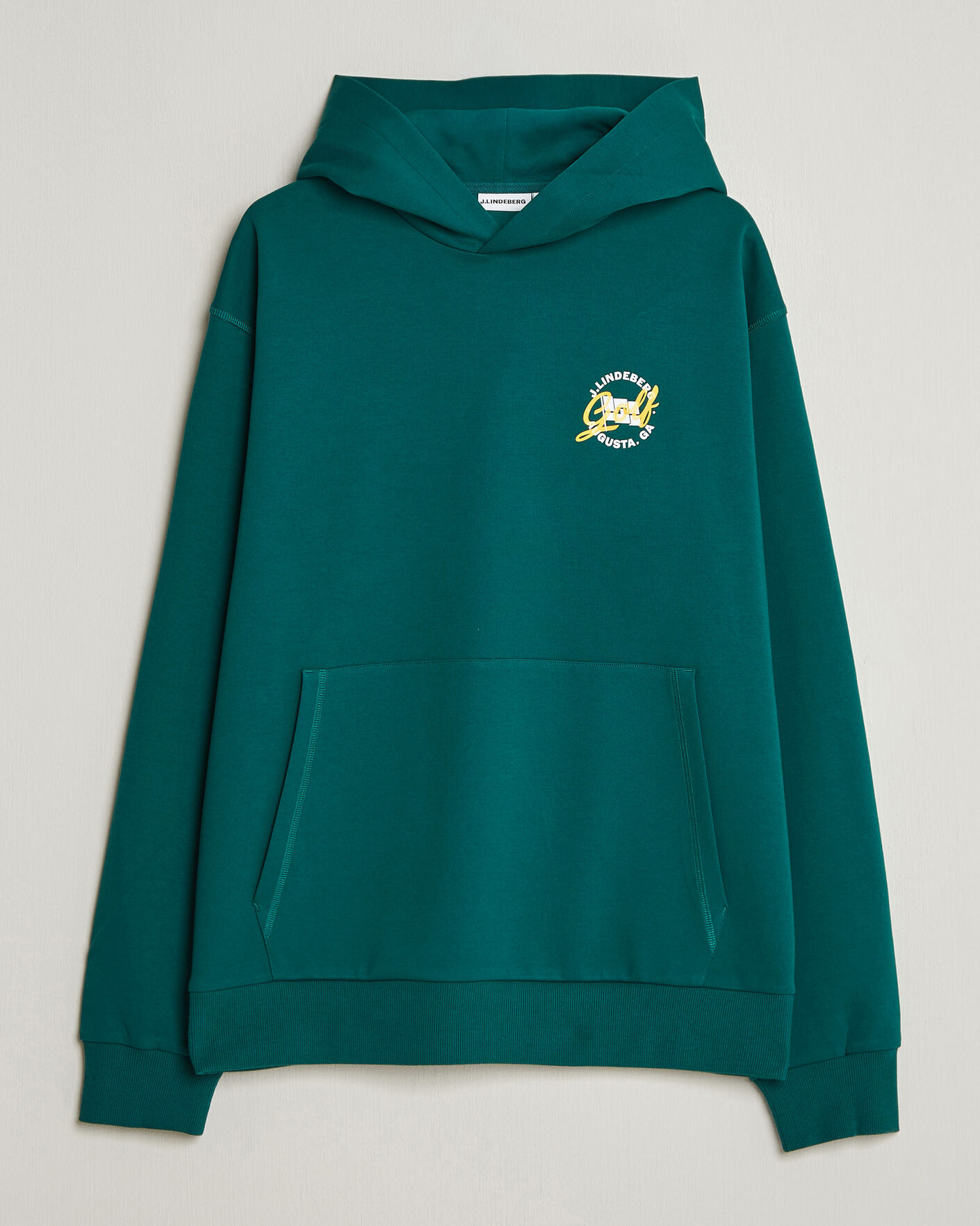 Men | Sweaters & Knitwear | J.Lindeberg | Club Masters Tour Hoodie Forest Biome