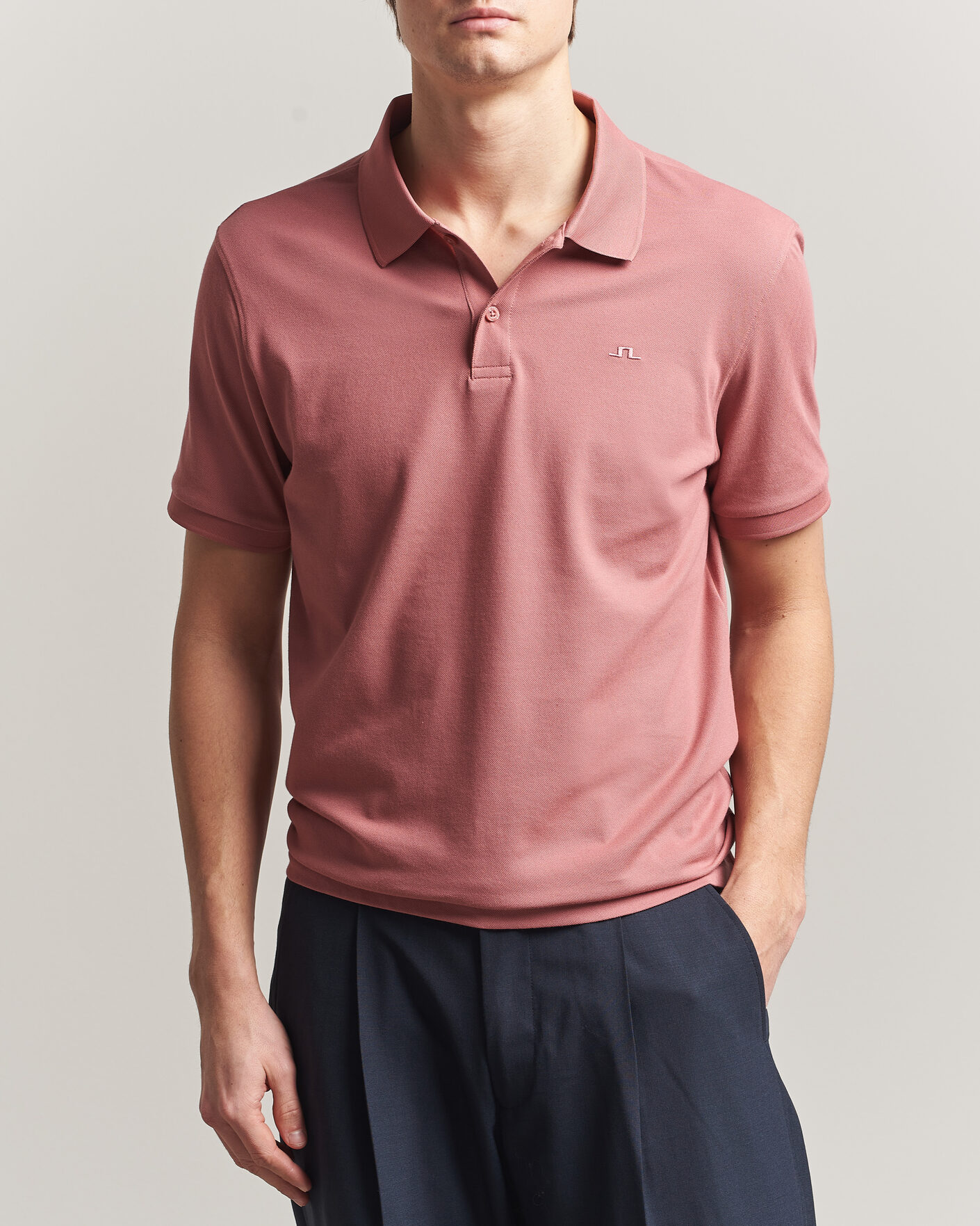 Men | Polo Shirts | J.Lindeberg | Verse Polo Withered Rose