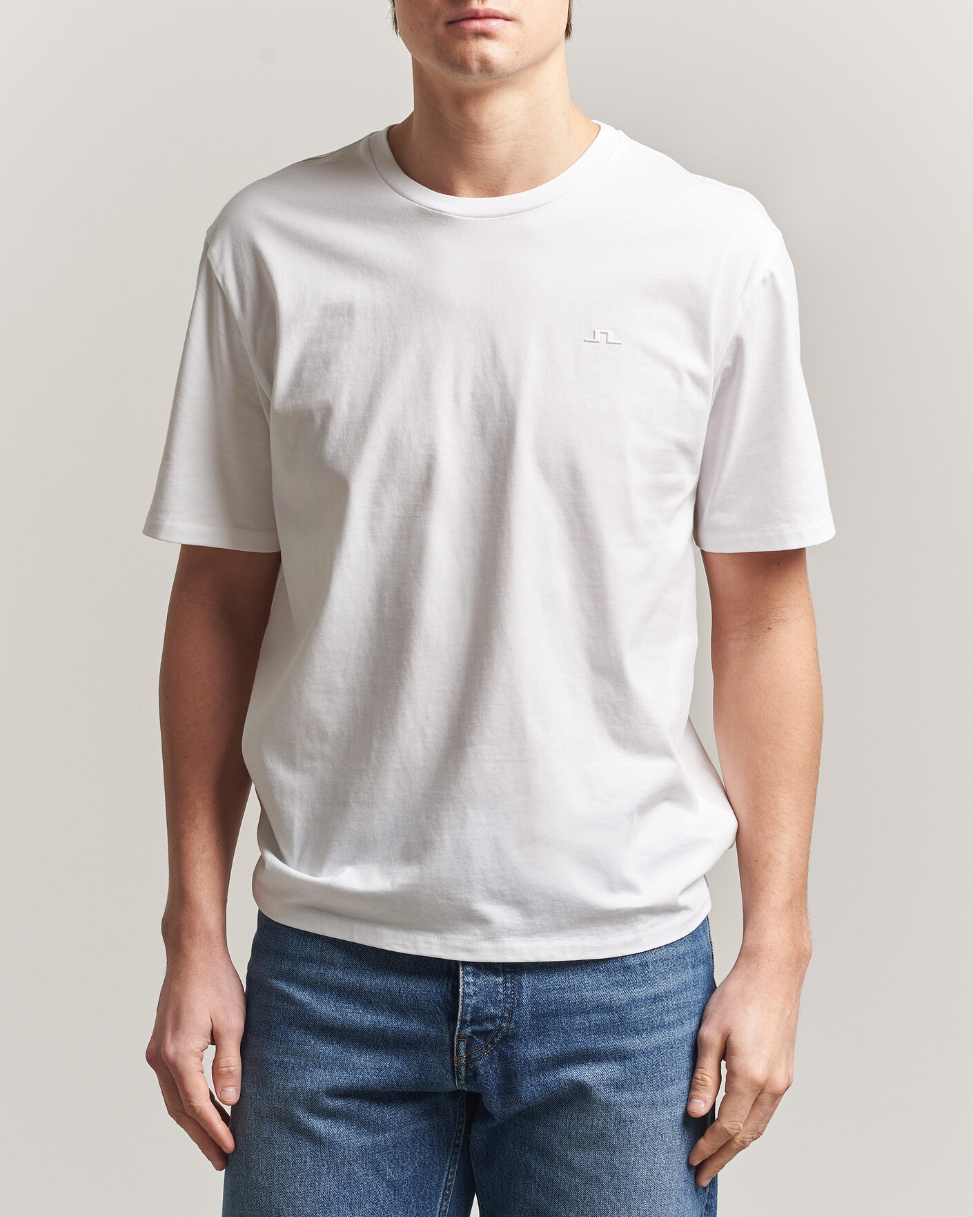 Men | T-Shirts | J.Lindeberg | Alpha T-Shirt White