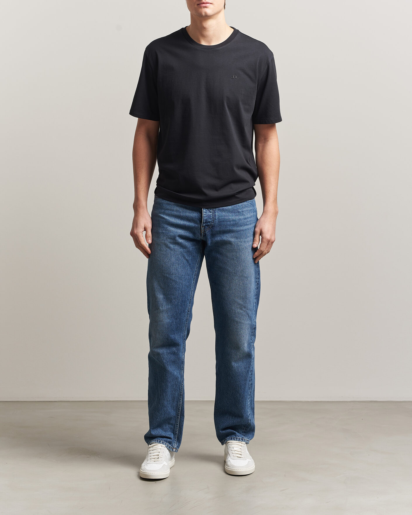 Men | T-Shirts | J.Lindeberg | Alpha T-Shirt Black