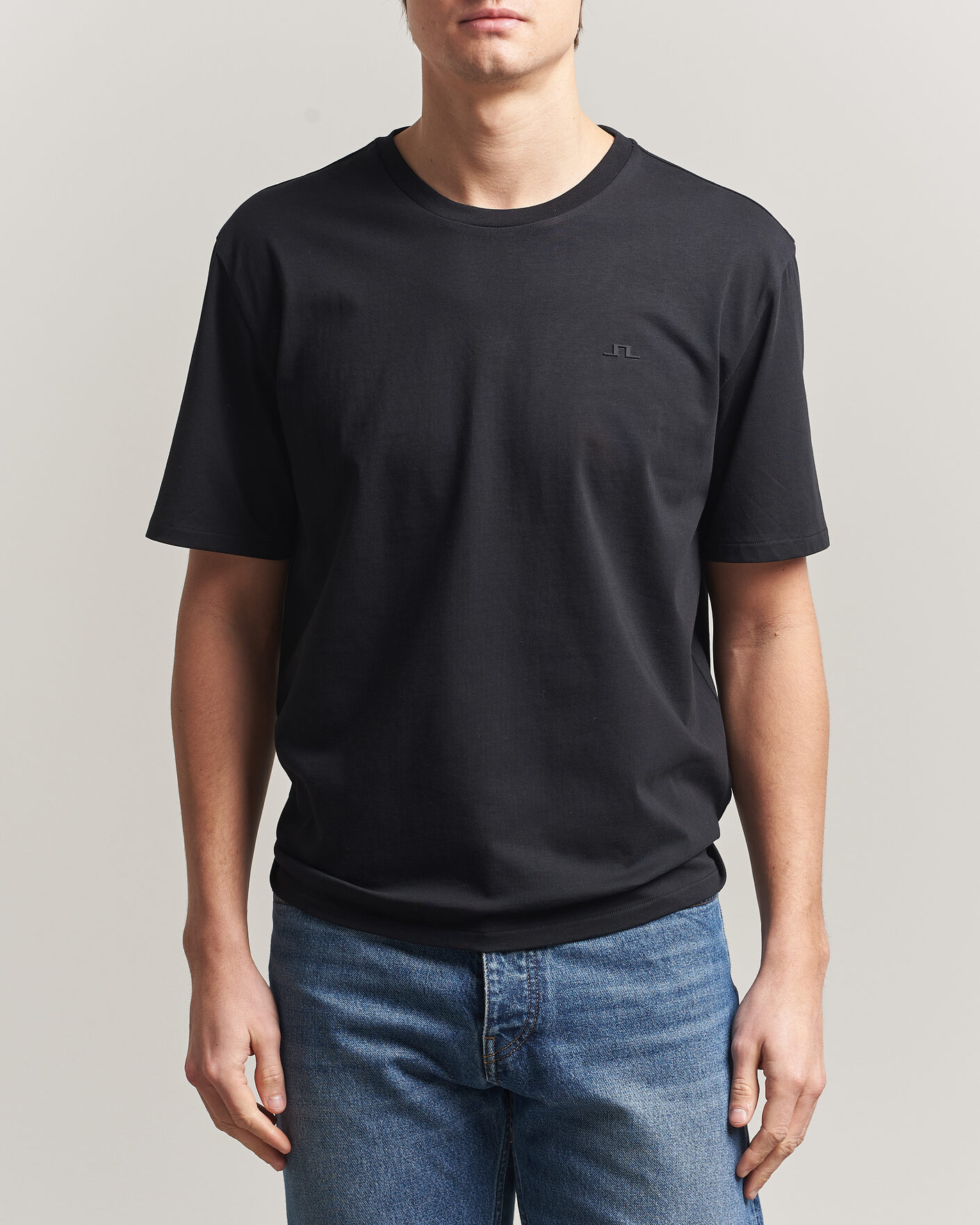 Men | T-Shirts | J.Lindeberg | Alpha T-Shirt Black
