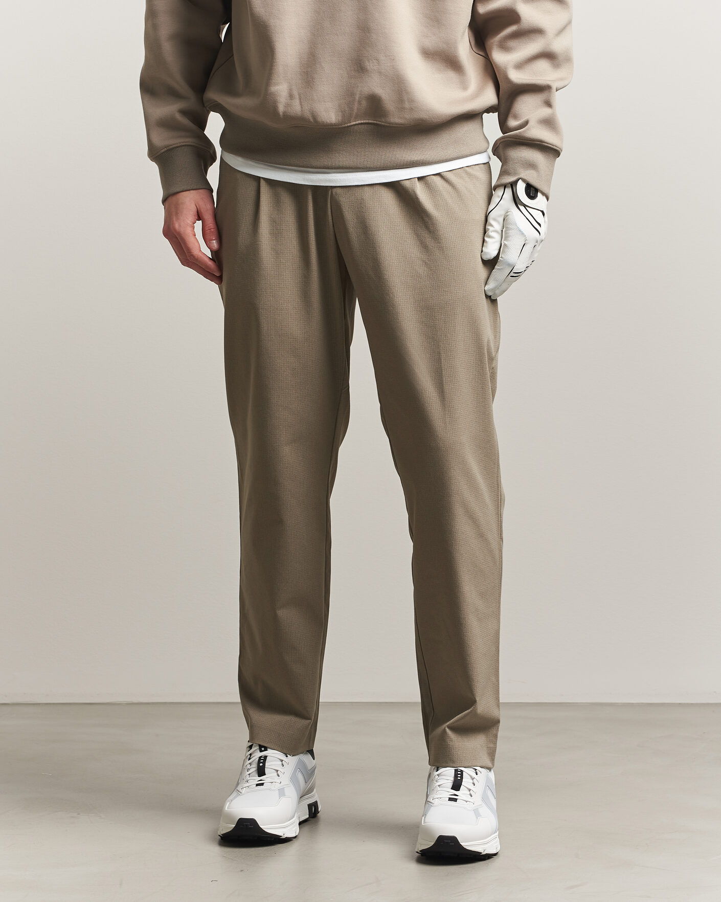 Men | Trousers | J.Lindeberg | Harris Drawstring Pants Brindle