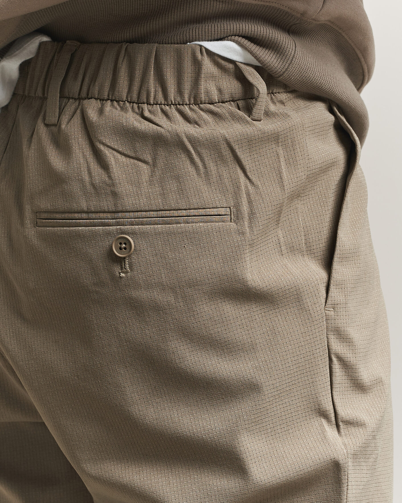 Men | Trousers | J.Lindeberg | Harris Drawstring Pants Brindle