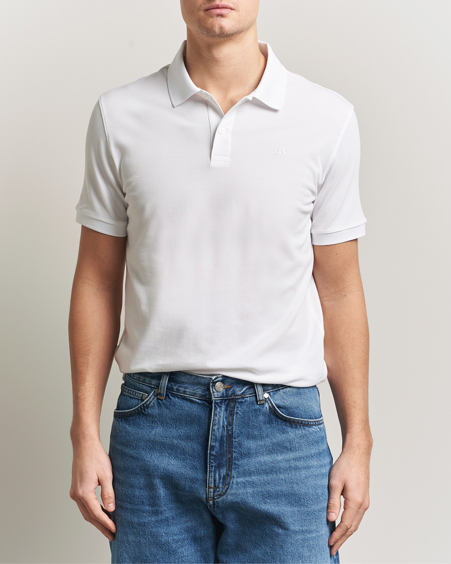 Men | Polo Shirts | J.Lindeberg | Verse Polo White