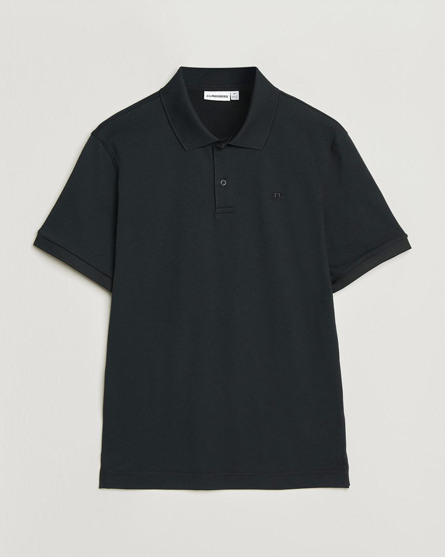 Men | Polo Shirts | J.Lindeberg | Verse Polo Black
