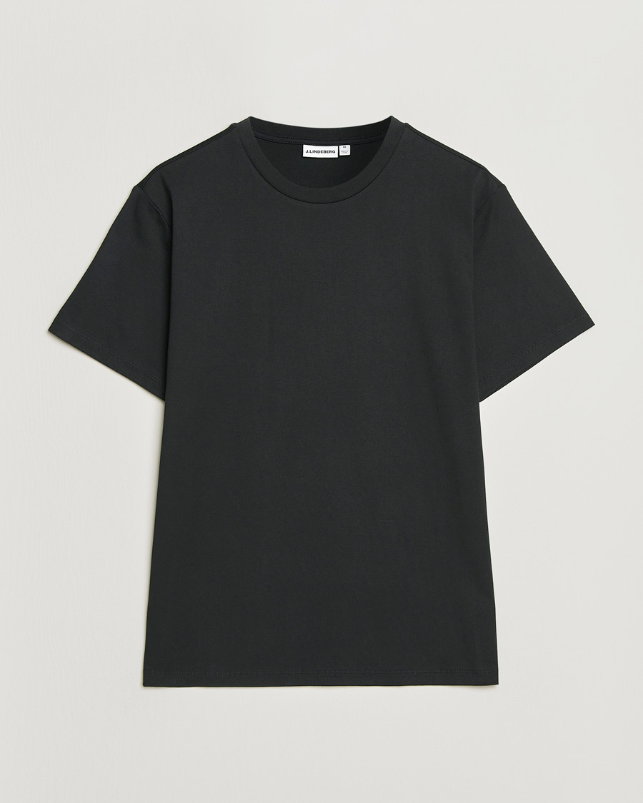 Men | T-Shirts | J.Lindeberg | Sid Basic T-Shirt Black