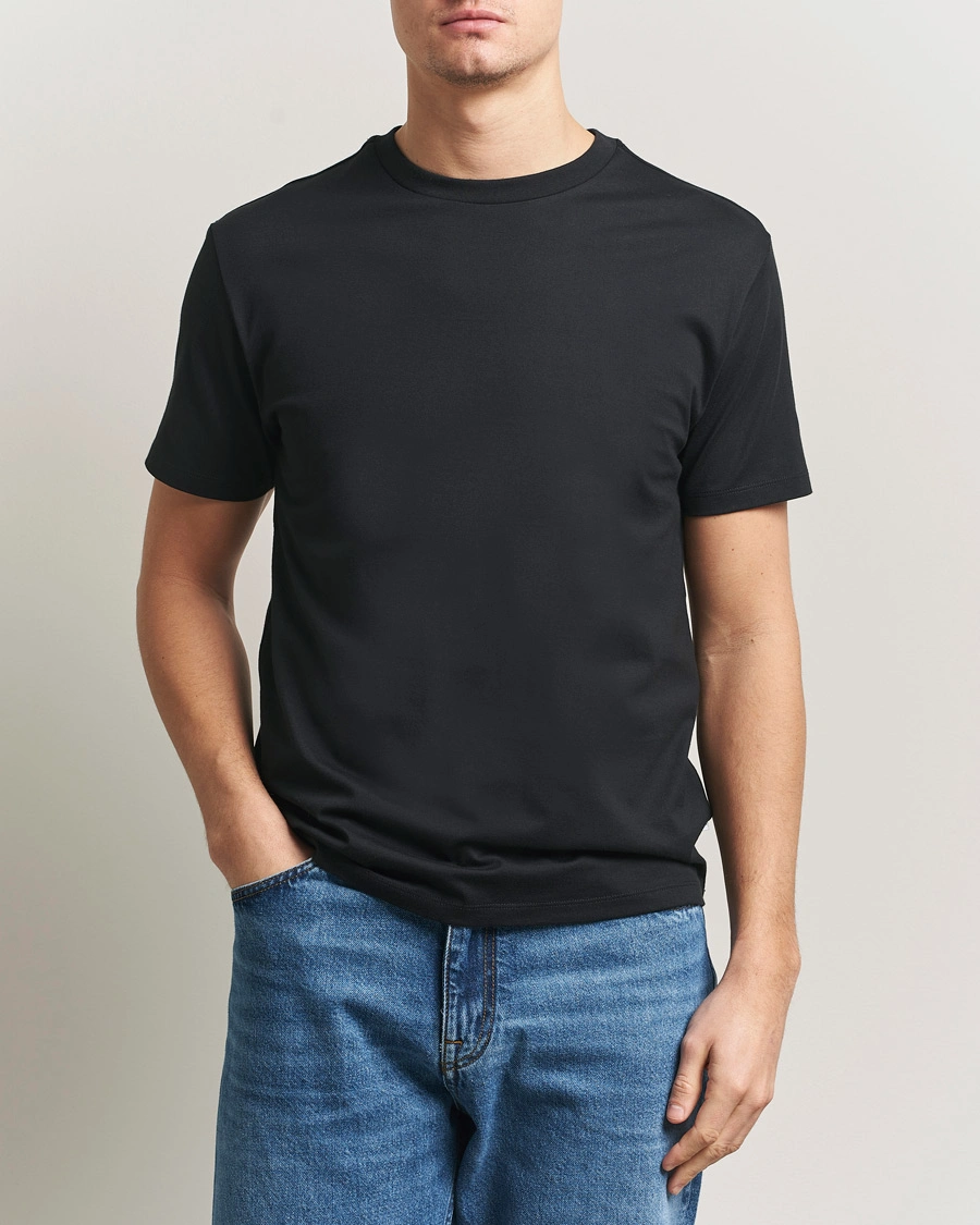 Men | T-Shirts | J.Lindeberg | Sid Basic T-Shirt Black