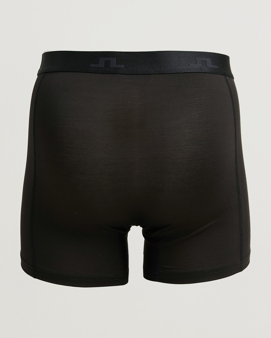 Men | Underwear & Socks | J.Lindeberg | 3-Pack Bridge Lyocell Boxer Black