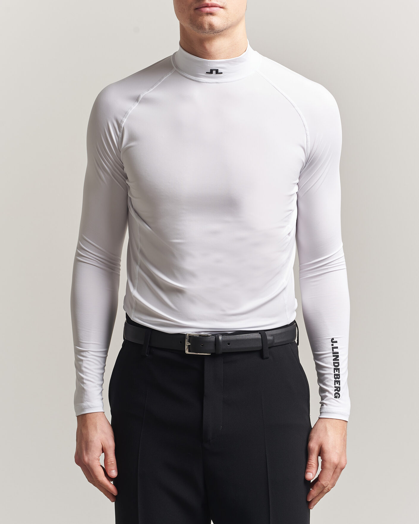 Men | Golf Clothing | J.Lindeberg | Ello Compression T-Shirt White