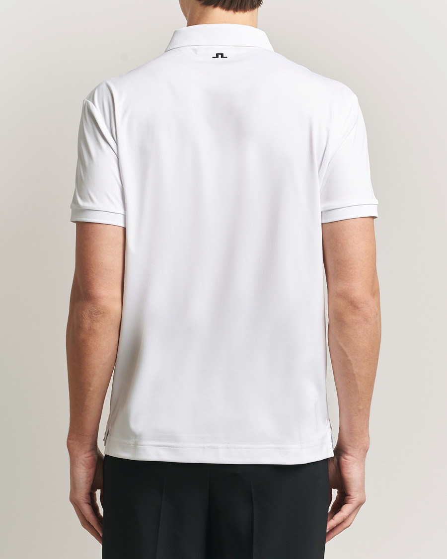 Men | Polo Shirts | J.Lindeberg | Tour Tech Polo White