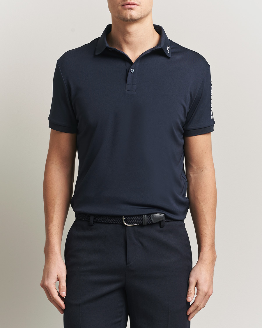 Men | Polo Shirts | J.Lindeberg | Tour Tech Polo JL Navy