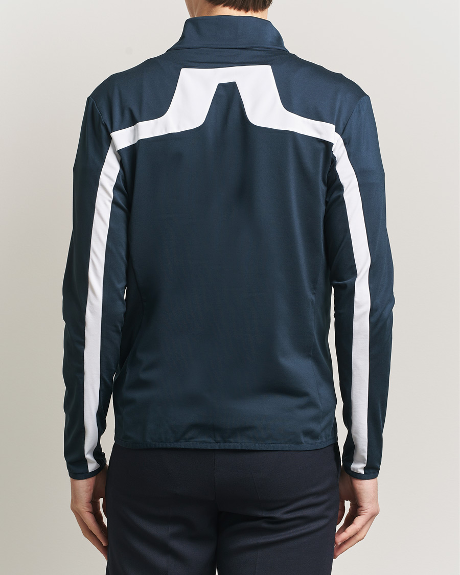 Men | Sweaters & Knitwear | J.Lindeberg | Jarvis Mid Layer Full Zip JL Navy